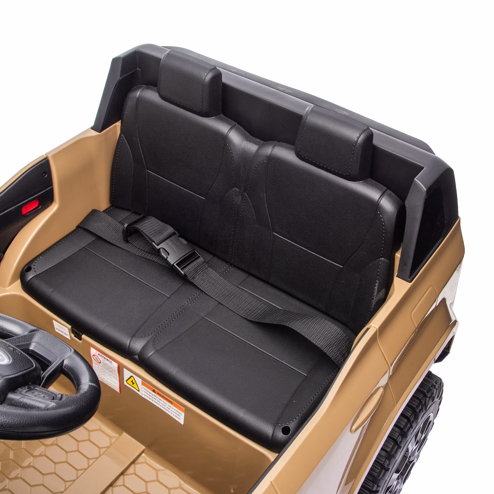 Lexus GX550 24V 2 Seater Ride On Car for Kids with Remote Control, Electric Car for Kids with Suspension, Bluetooth Music, LED Lights, Cars for Kids Ages 3-6,Champagne - Image 3