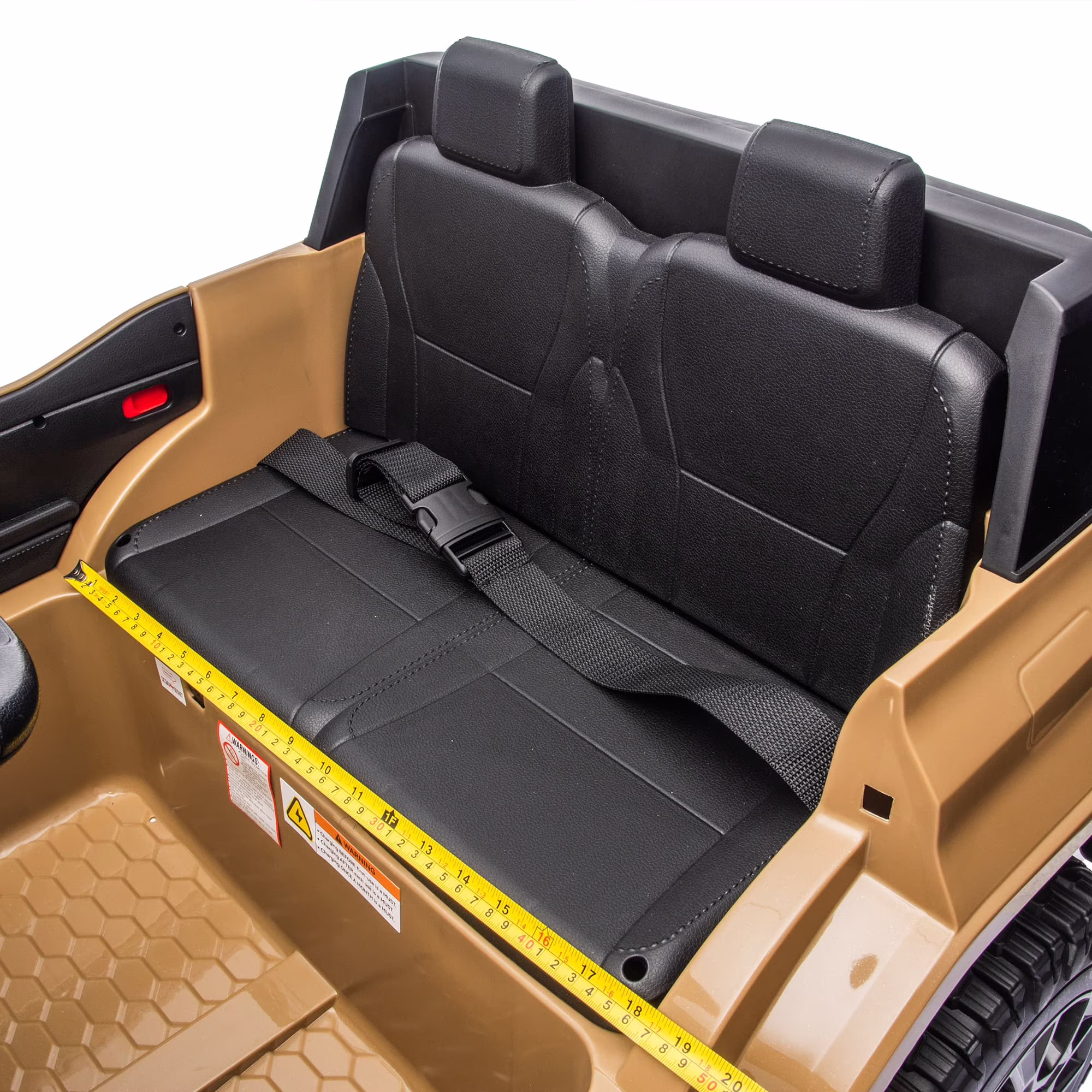 Lexus GX550 24V 2 Seater Ride On Car for Kids with Remote Control, Electric Car for Kids with Suspension, Bluetooth Music, LED Lights, Cars for Kids Ages 3-6,Champagne - Image 5