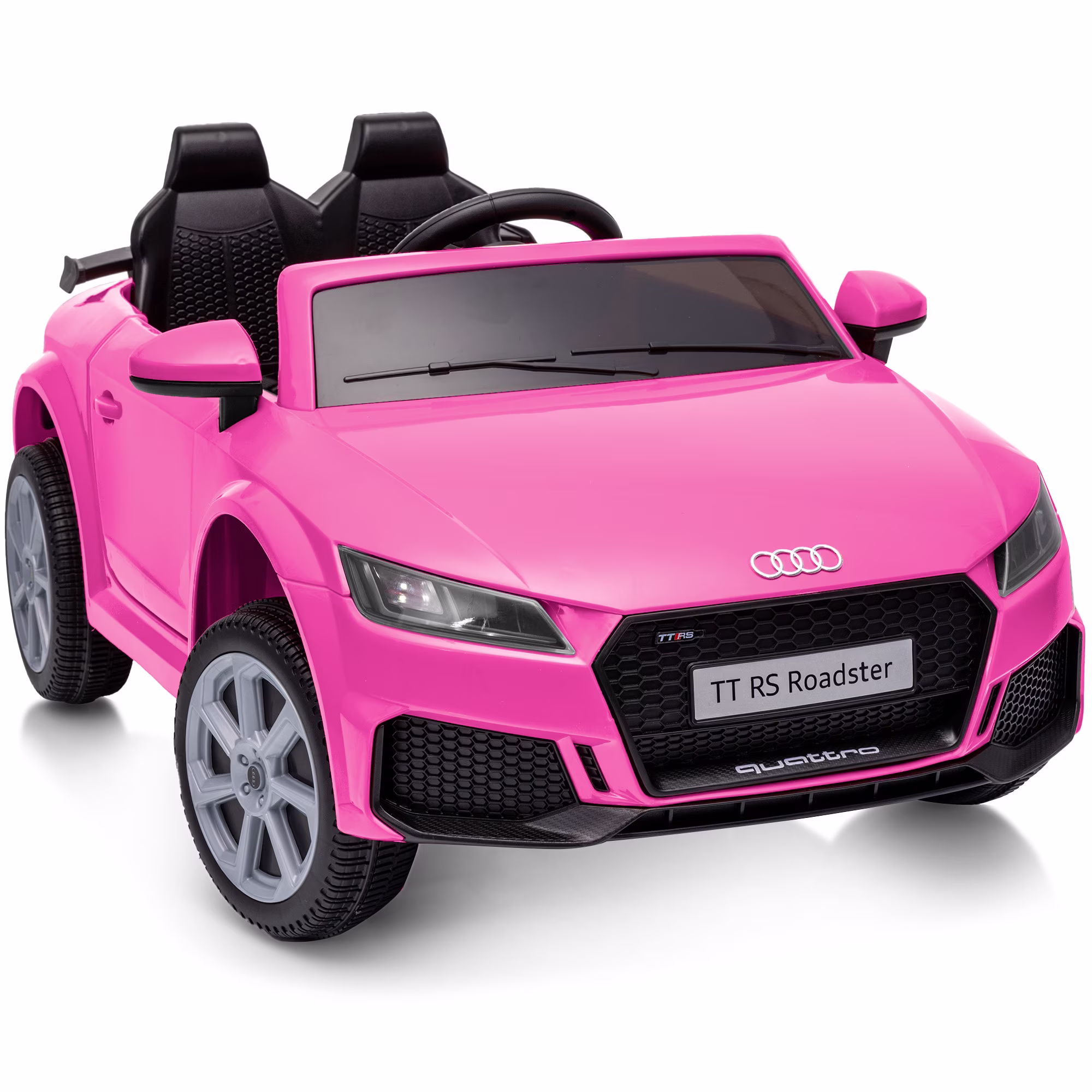 Licensed Audi 24V Kids Ride on Car, Electric Ride-on Toy for Toddlers 1-3 with Remote & Bluetooth - Pink