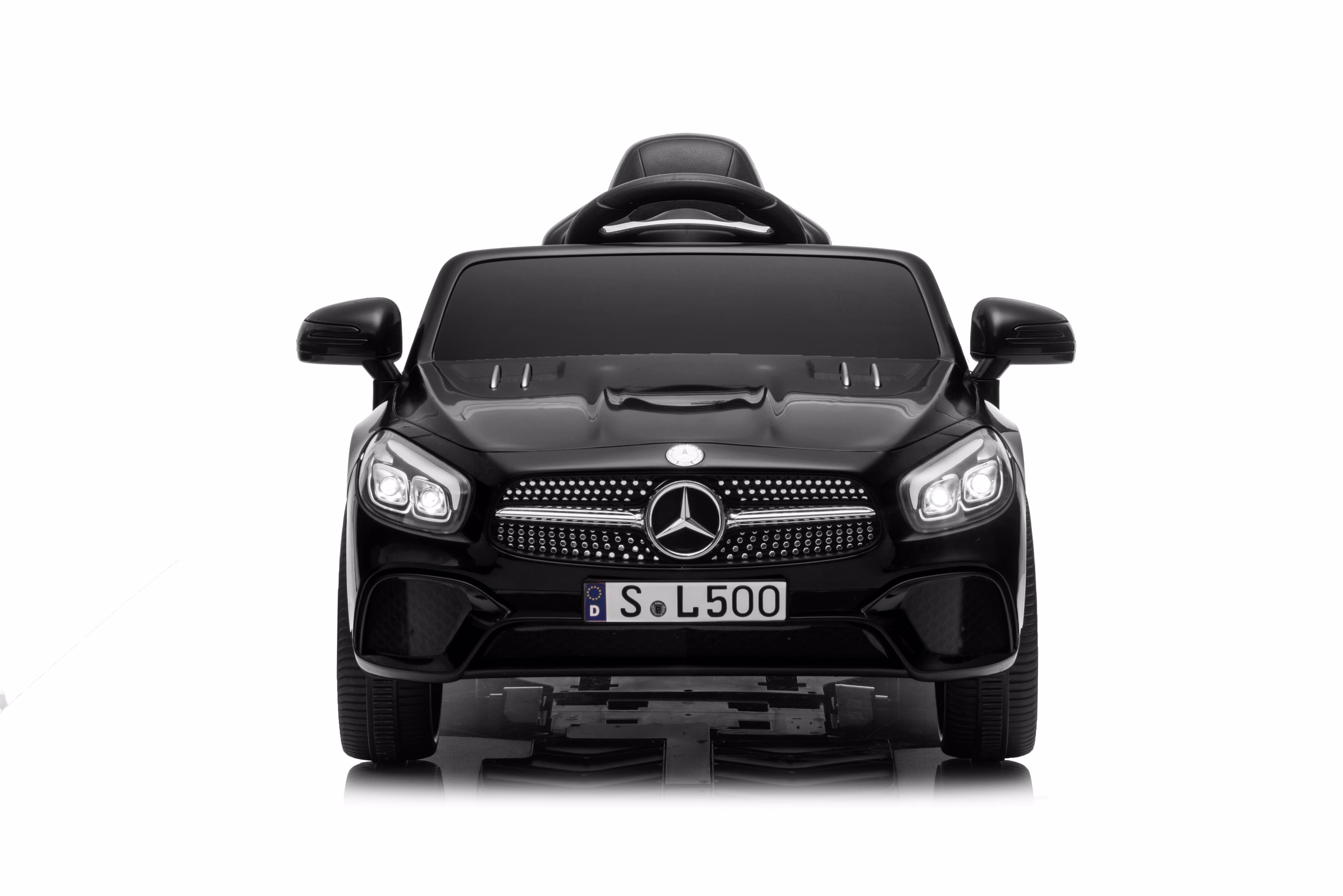 Licensed Benz CLS 350 12V Electric Ride on Car with Bluetooth Music, LED Lights, Spring Suspension, Toddler First Car, Battery Powered Electric Vehicle with Parent Remote Control (Black) - Image 3
