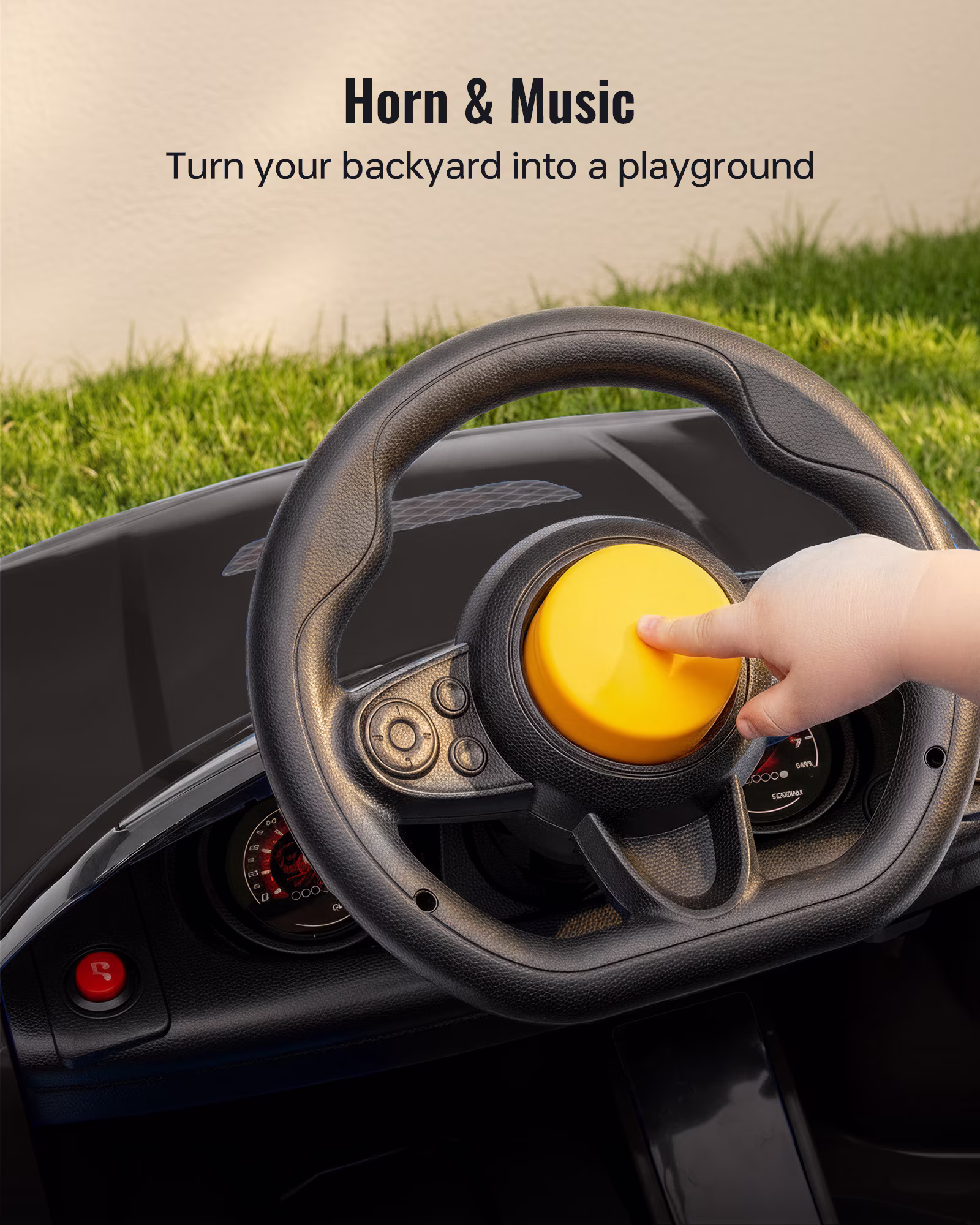Licensed Dodge SRT Push Car with Handle, Ride on Toys for Toddlers Ages 1‑3,Black - Image 4