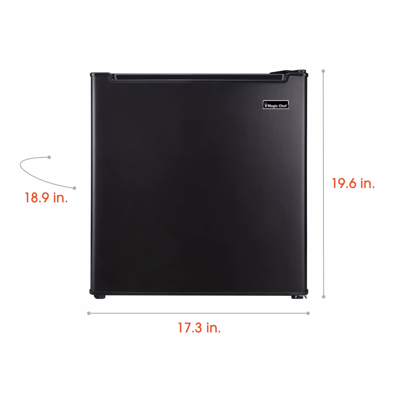 Magic Chef 1.7 cu. ft. Mini Fridge in Black MCR170BE - Image 3
