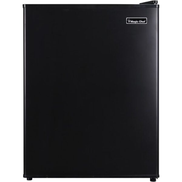 Magic Chef 18.5 inch Width 2.4 Cu. ft. All Refrigerator in Black with Single Door