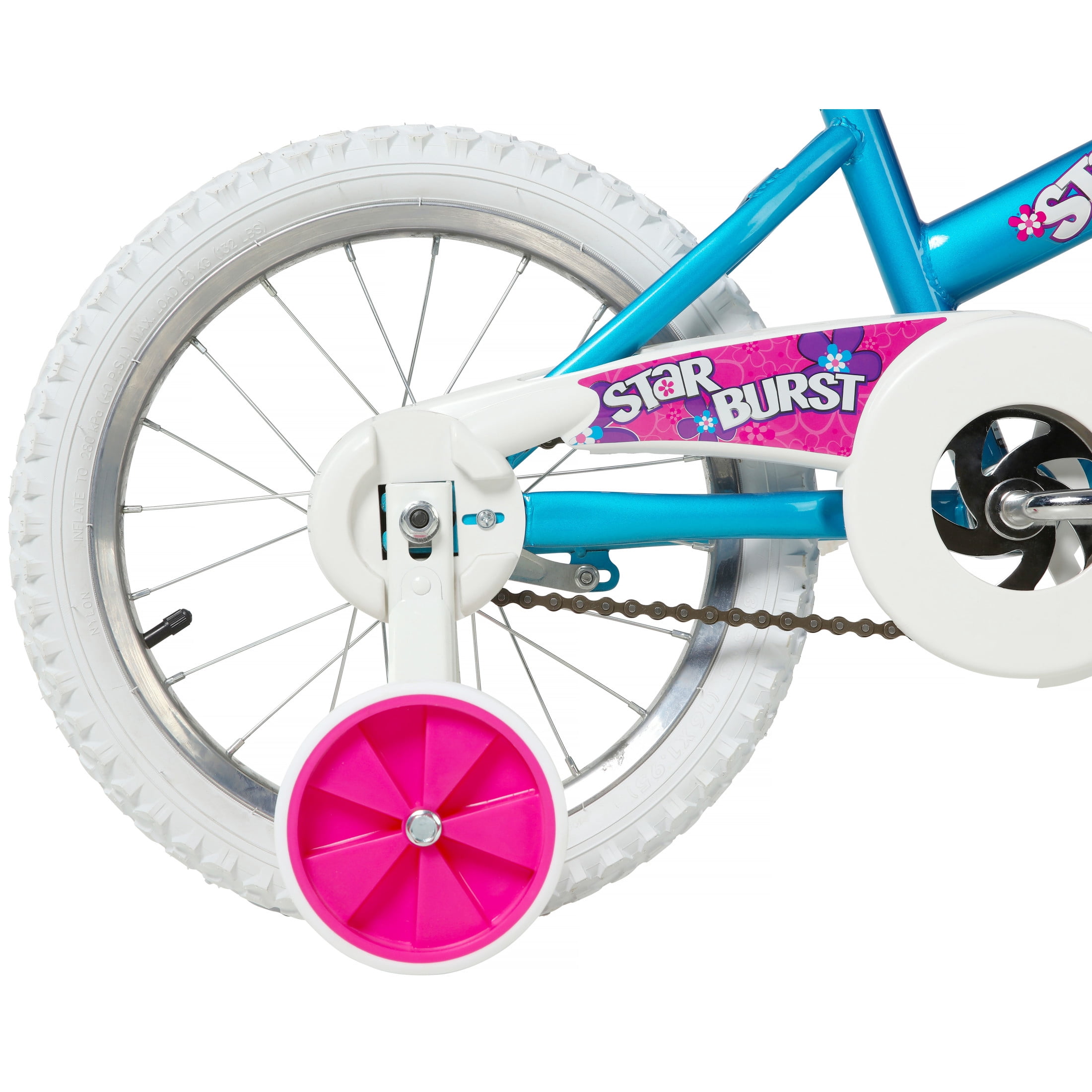Magna Star Burst 16" Children's Bike, Blue and Pink, Ages 5 - Image 5