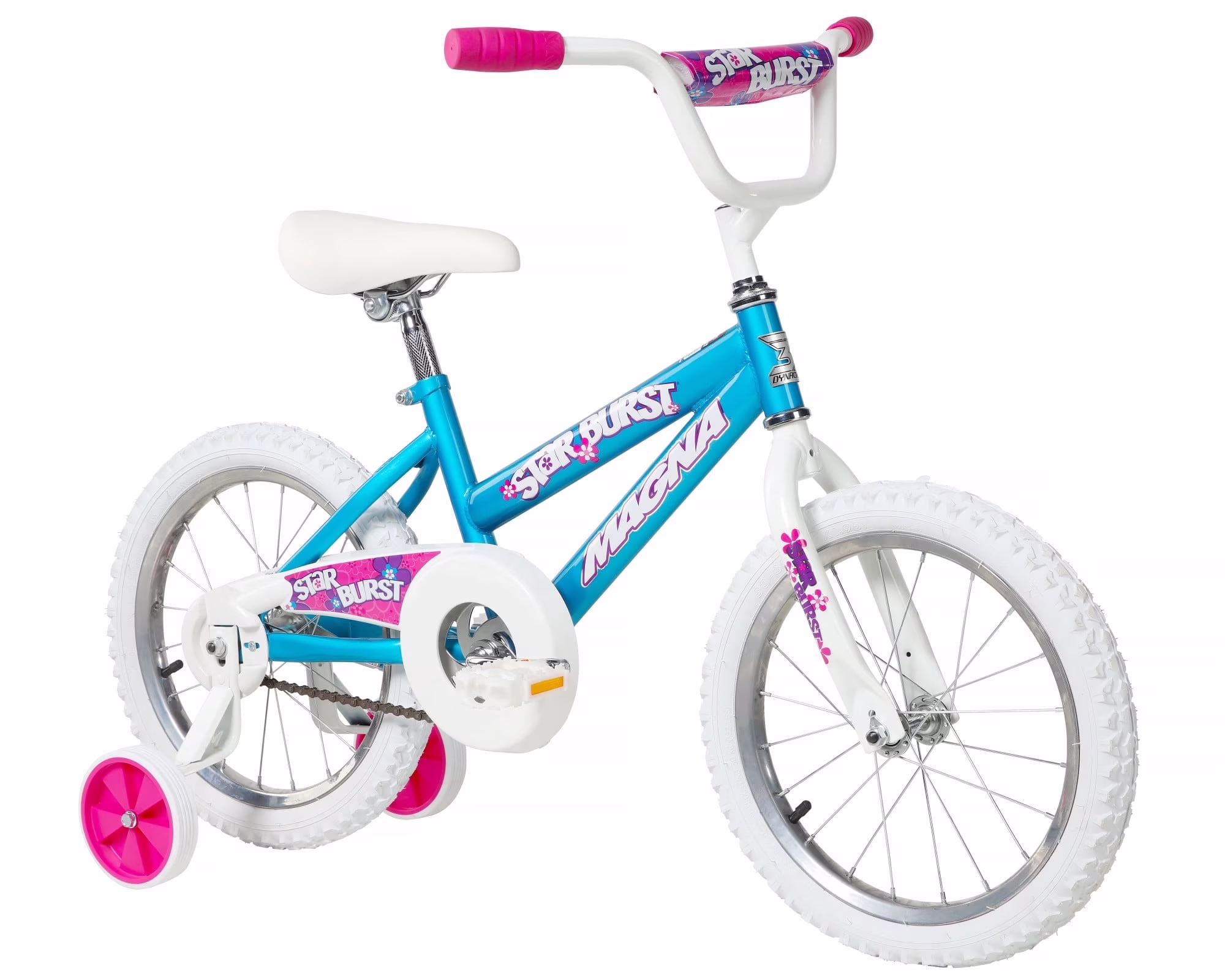 Magna Star Burst 16" Children's Bike, Blue and Pink, Ages 5