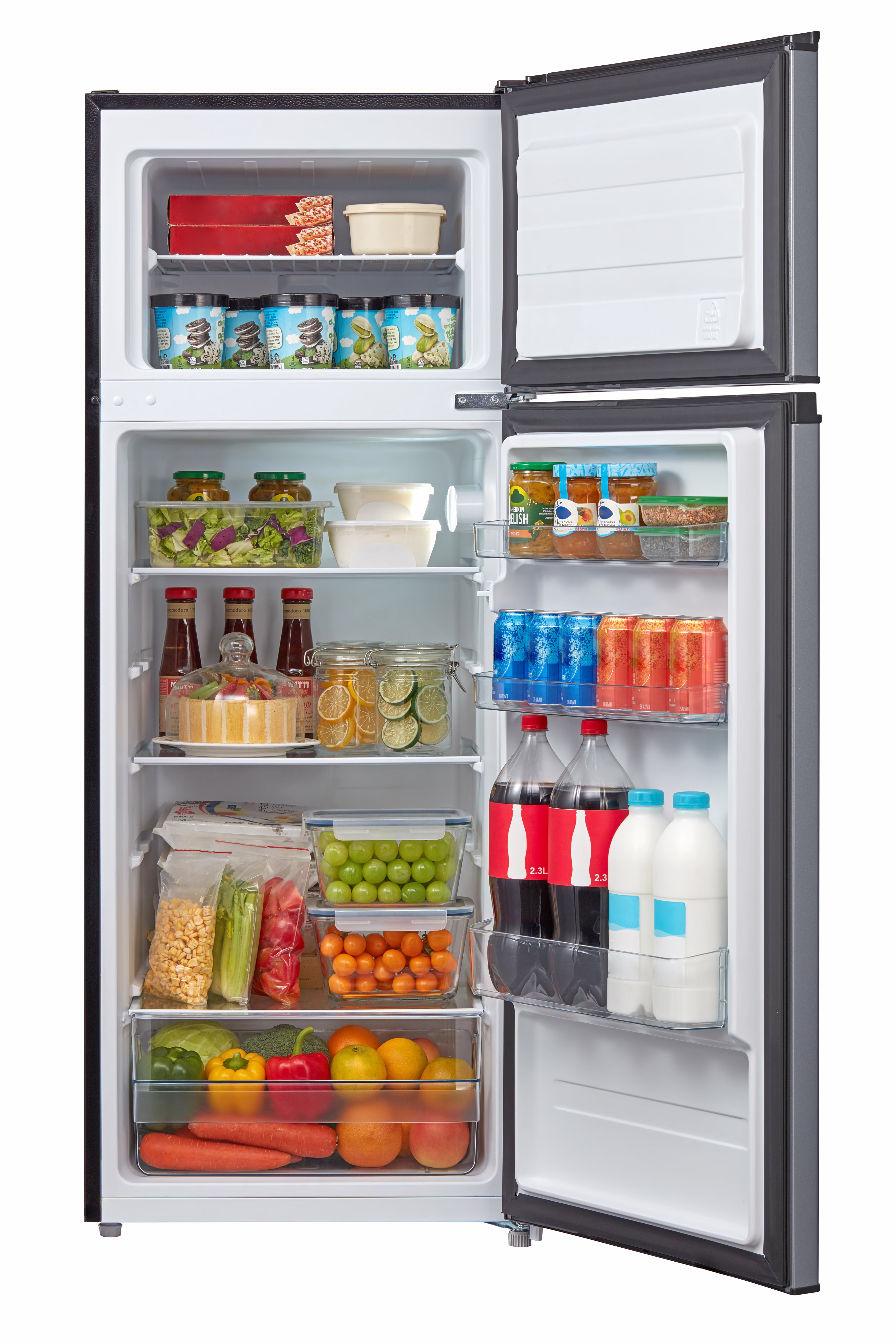 Mainstays 7.2 cu. ft. Energy Star 2-Door Refrigerator/Freezer with LED Lighting - Image 3