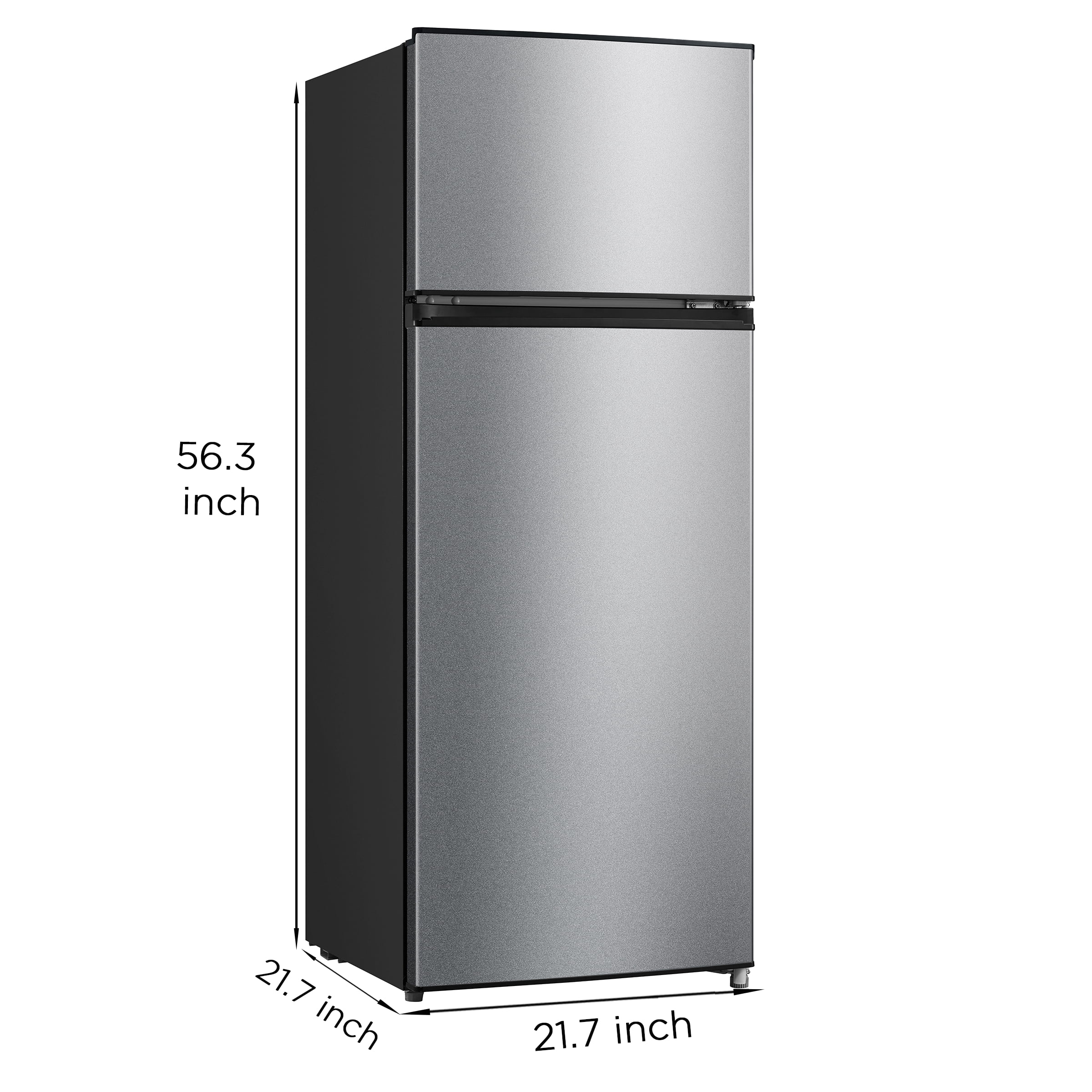 Mainstays 7.2 cu. ft. Energy Star 2-Door Refrigerator/Freezer with LED Lighting - Image 4