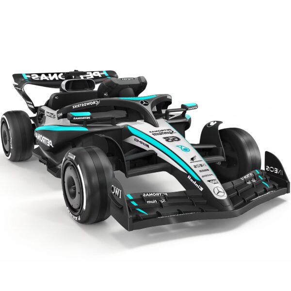 Mercedes-Benz F1 W16 24V Electric Go Kart, COCLUB Kids Ride on Car with Remote Contro, LED Light, Music, Bluetooth, for Ages 3
