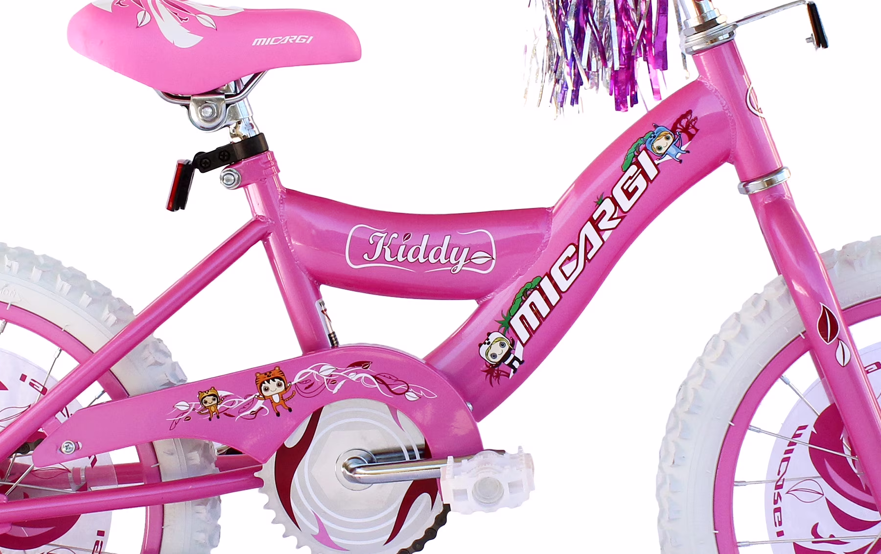 Micargi 16 In. Kiddy Kids Bike, Pink - Image 4