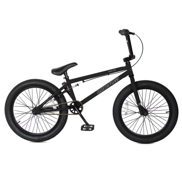 Micargi MBX 20" BMX Bicycle with Steel Frame and Alloy Rims Matte Black