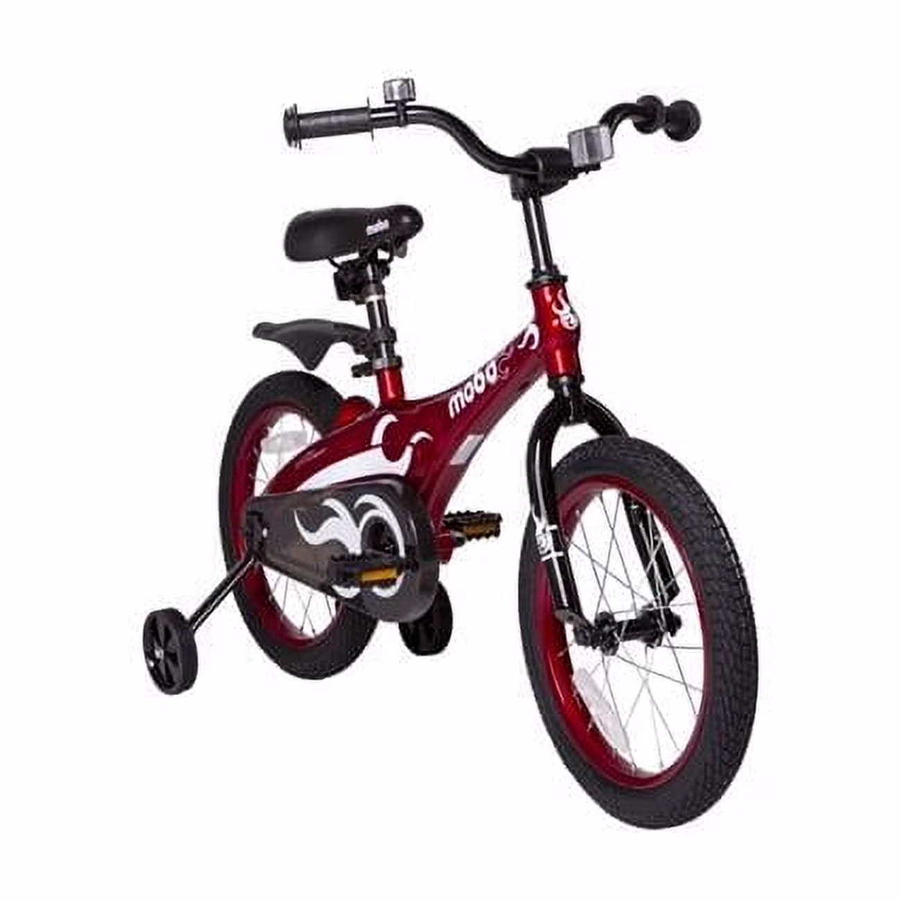 Mobo Lite Bike w/Training Wheels. 16" Child Bicycle, Red