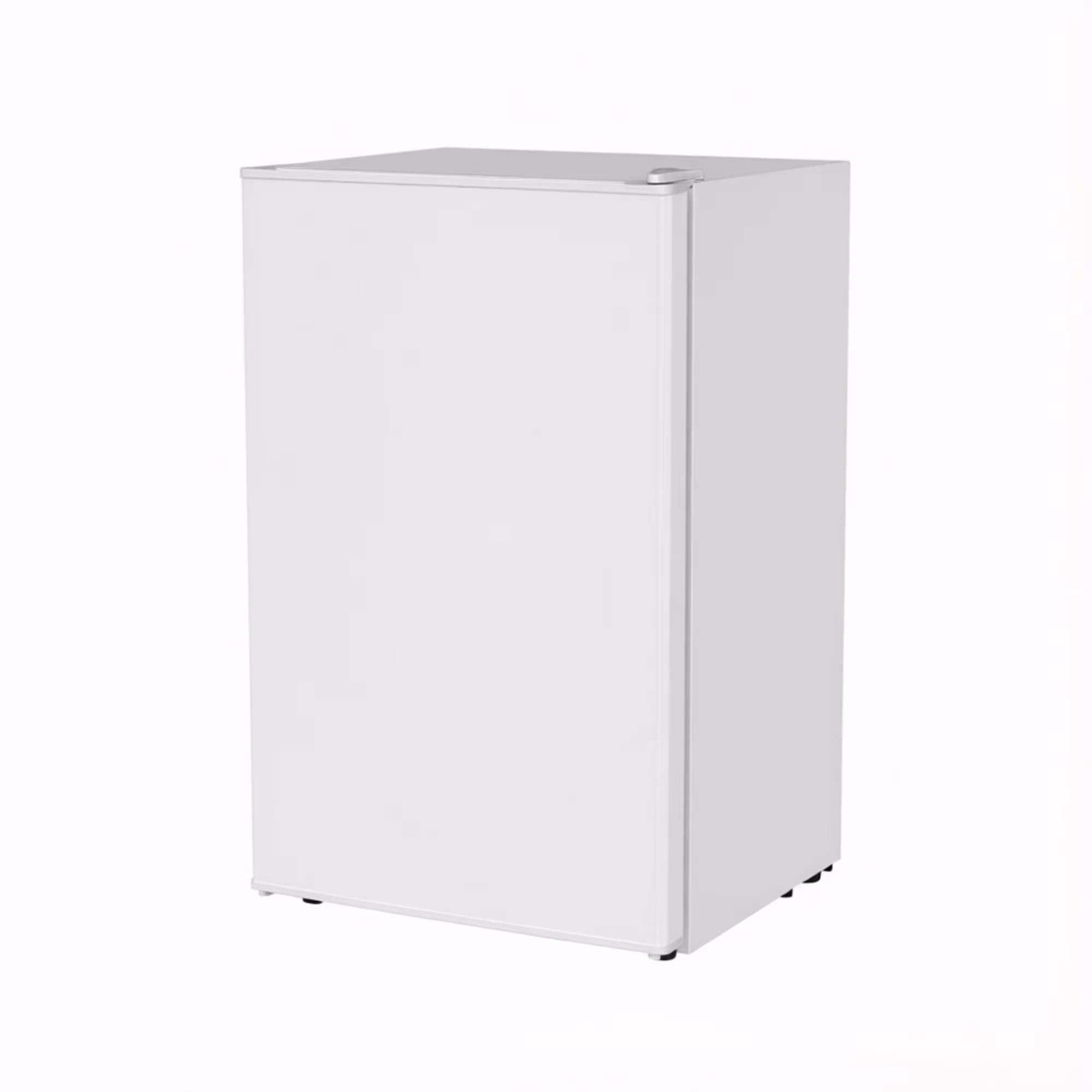 Modern Mini Cooler Compact Mini Fridge Space-Saving Single-Door Refrigerator with Freezer, 2.5 Cu.Ft, White - Image 4