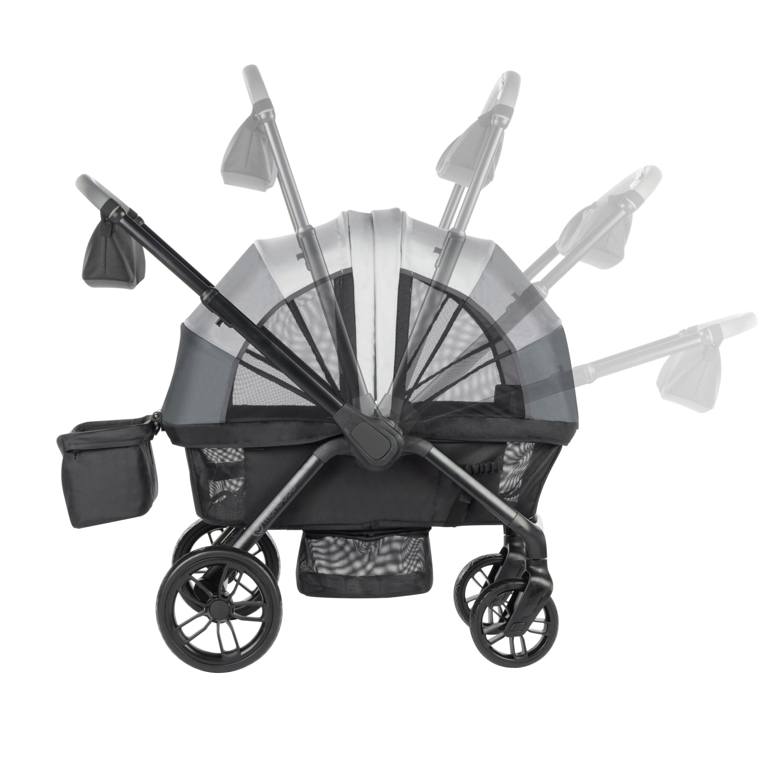 Monbebe Everyday Outings Wagon Stroller, Cobblestone Grey, Toddler, Unisex - Image 5