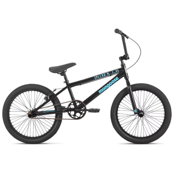 Mongoose Index 1.0 BMX Freestyle Bike, 20-Inch Wheels, Single Speed, Gray
