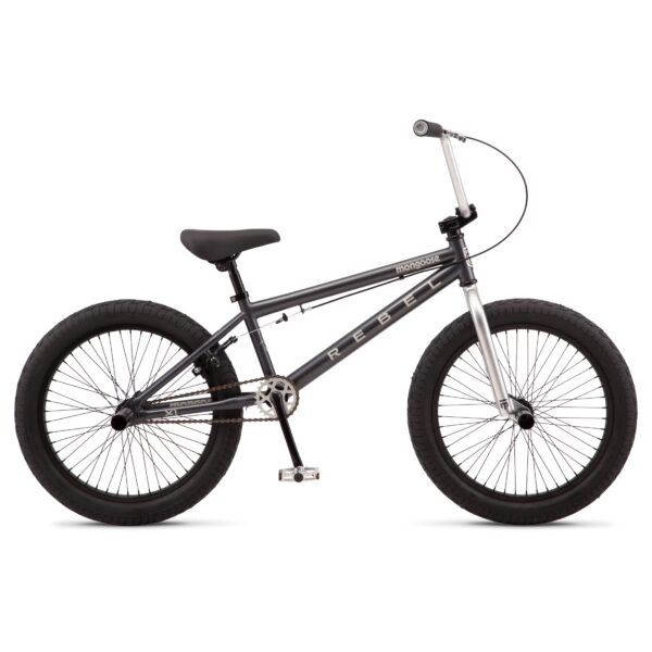 Mongoose Rebel X1 BMX Bike, 20-in. Wheels, Kids Ages 7-14 Years, Gray Child Bicycle