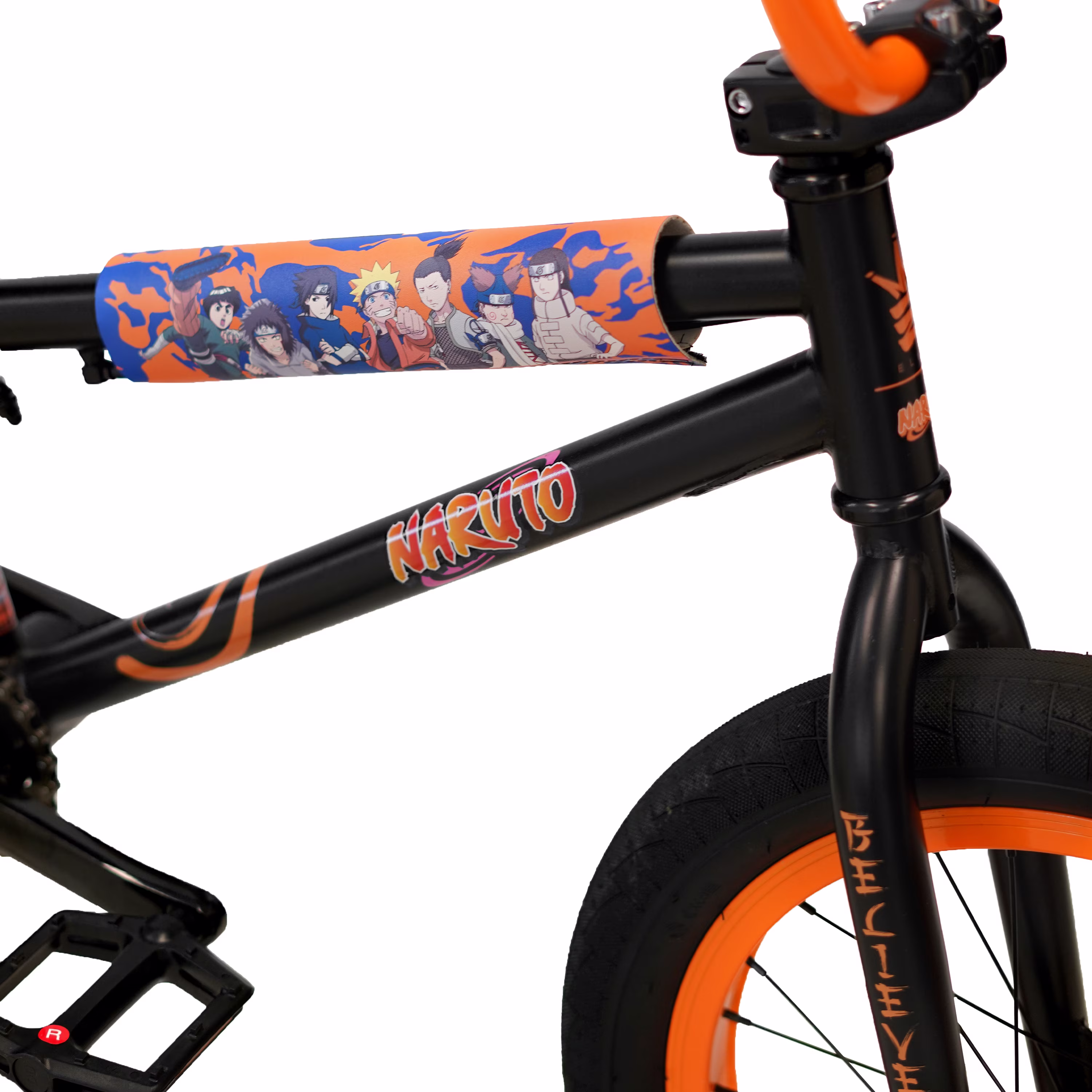 Naruto Classic 18" - Signature Uzumaki Black Bike - Ideal for Ages 7 to 14 Years - Image 5
