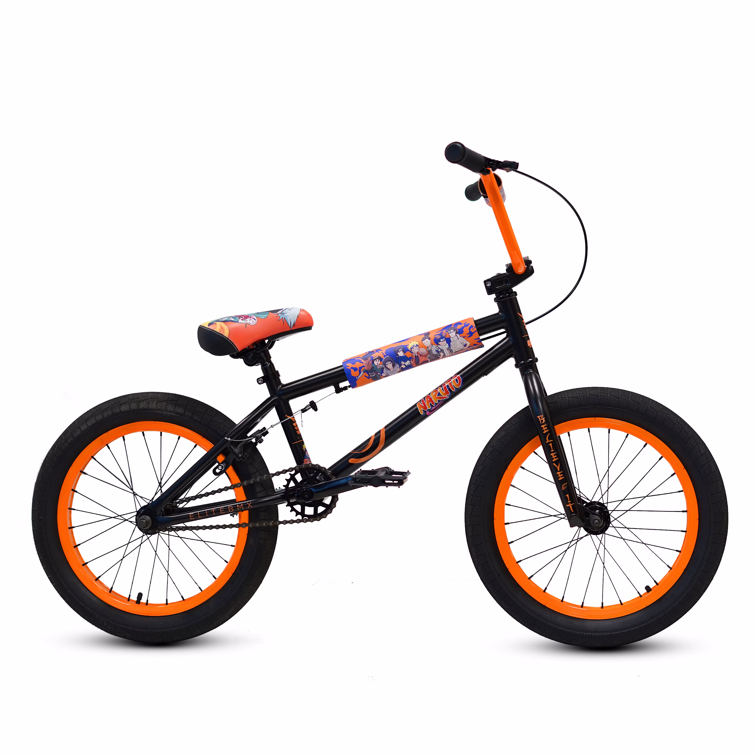Naruto Classic 18" - Signature Uzumaki Black Bike - Ideal for Ages 7 to 14 Years - Image 3