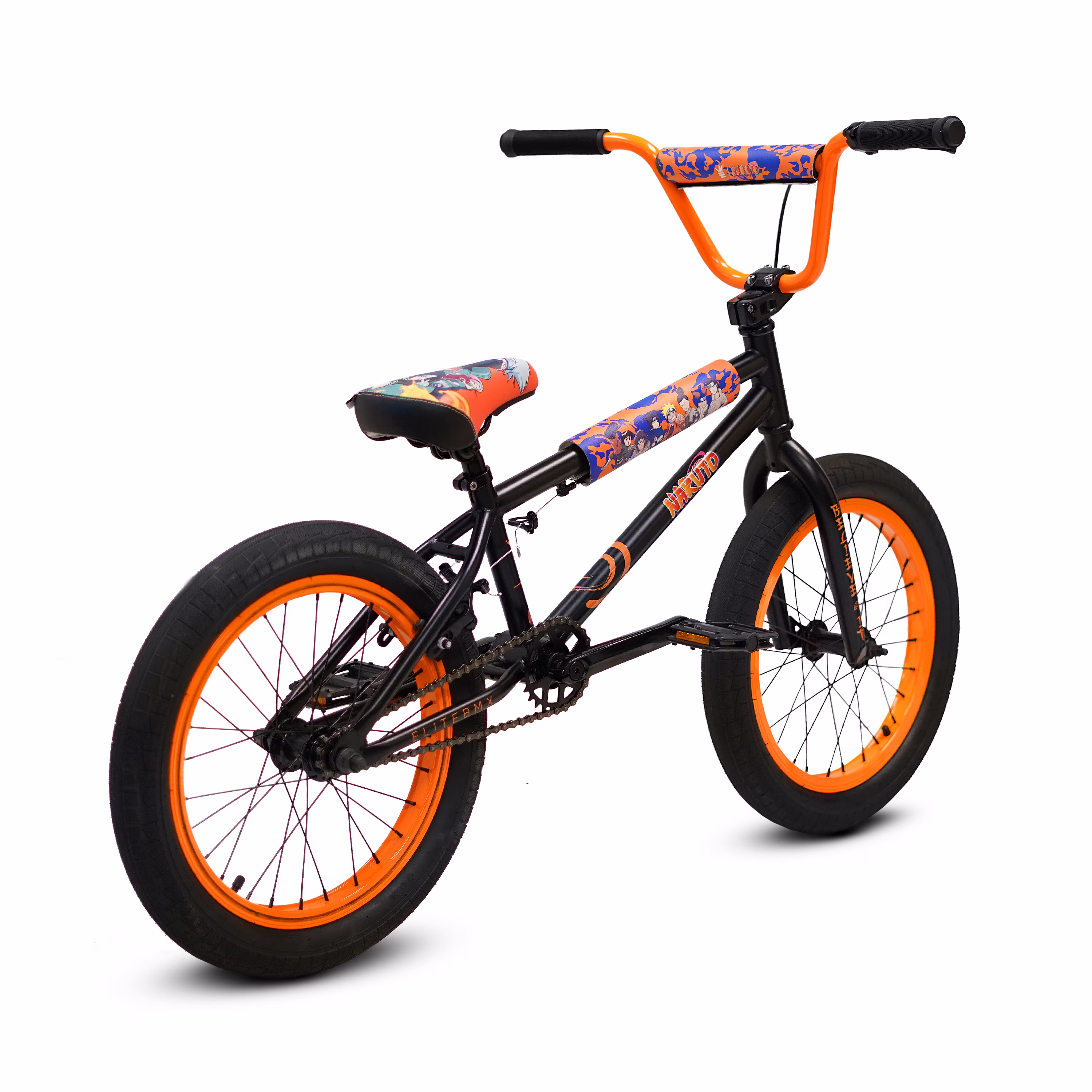 Naruto Classic 18" - Signature Uzumaki Black Bike - Ideal for Ages 7 to 14 Years - Image 4