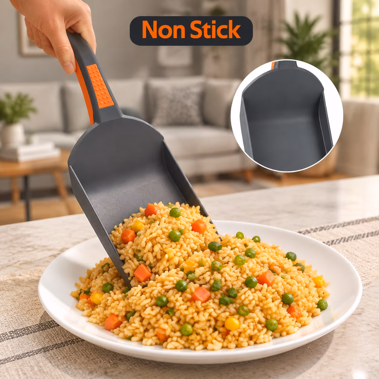 Non-stick Nylon Flat-top Griddle Accessories 4-Piece Kit for Griddles - Image 4