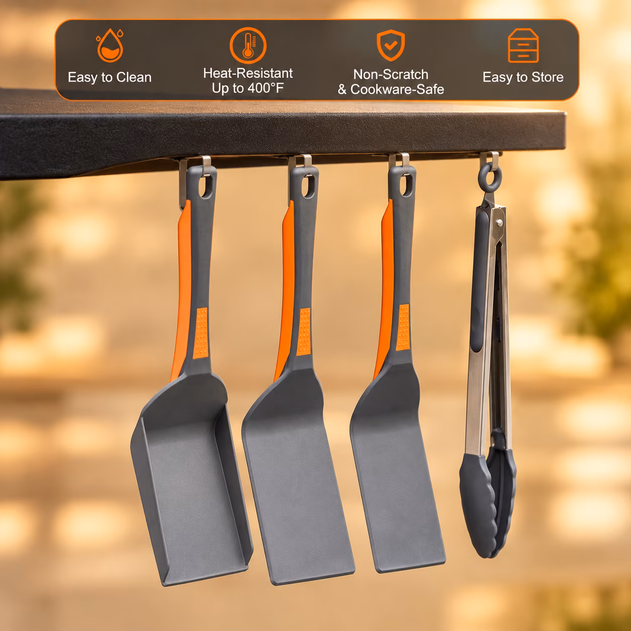 Non-stick Nylon Griddle Accessory Set for Blackstone Griddles - Image 5