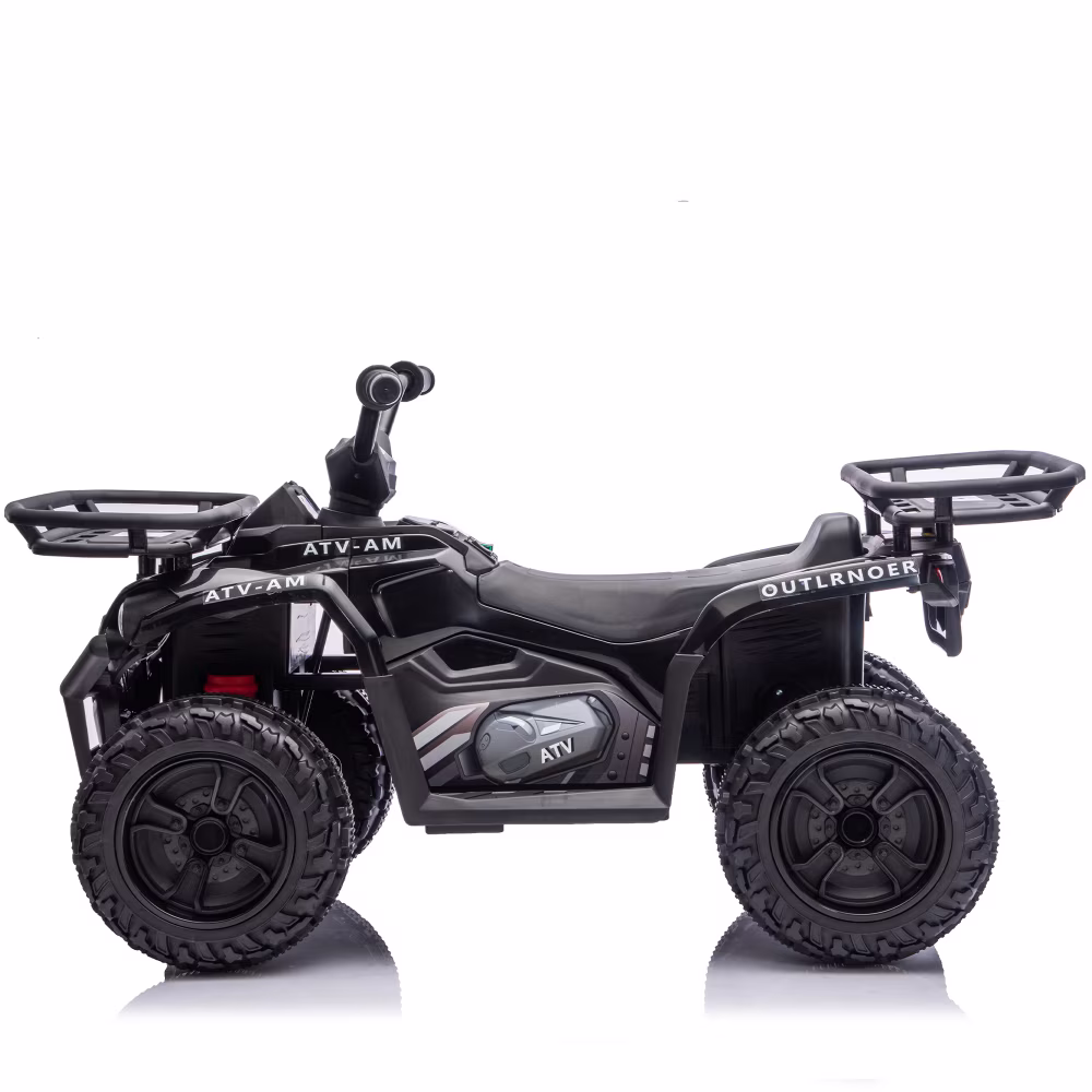Off-Road 24V Electric Kids ATV Ride On with Front & Rear Storage Racks, Crash Bars, Anti-Slip Tires, LED Lights, Bluetooth Music, Power Display, High-power Systemfor Ages 3 - Image 4