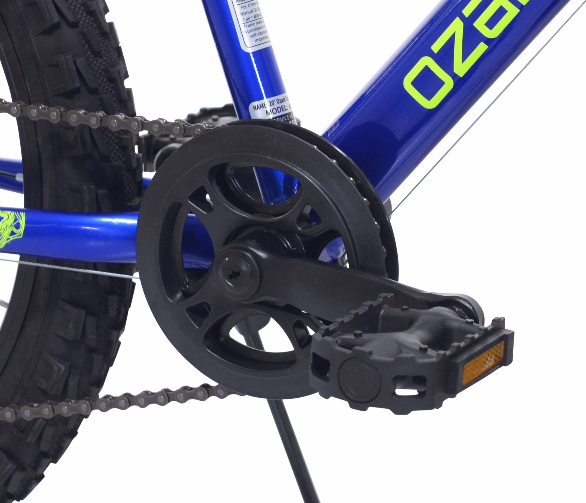 Ozark Trail 20 in Mountain Bicycle, 7-Speed, Small frame, Fits Riders 3 ft 11 in-4 ft 4 in, Child, Unisex, Blue - Image 5