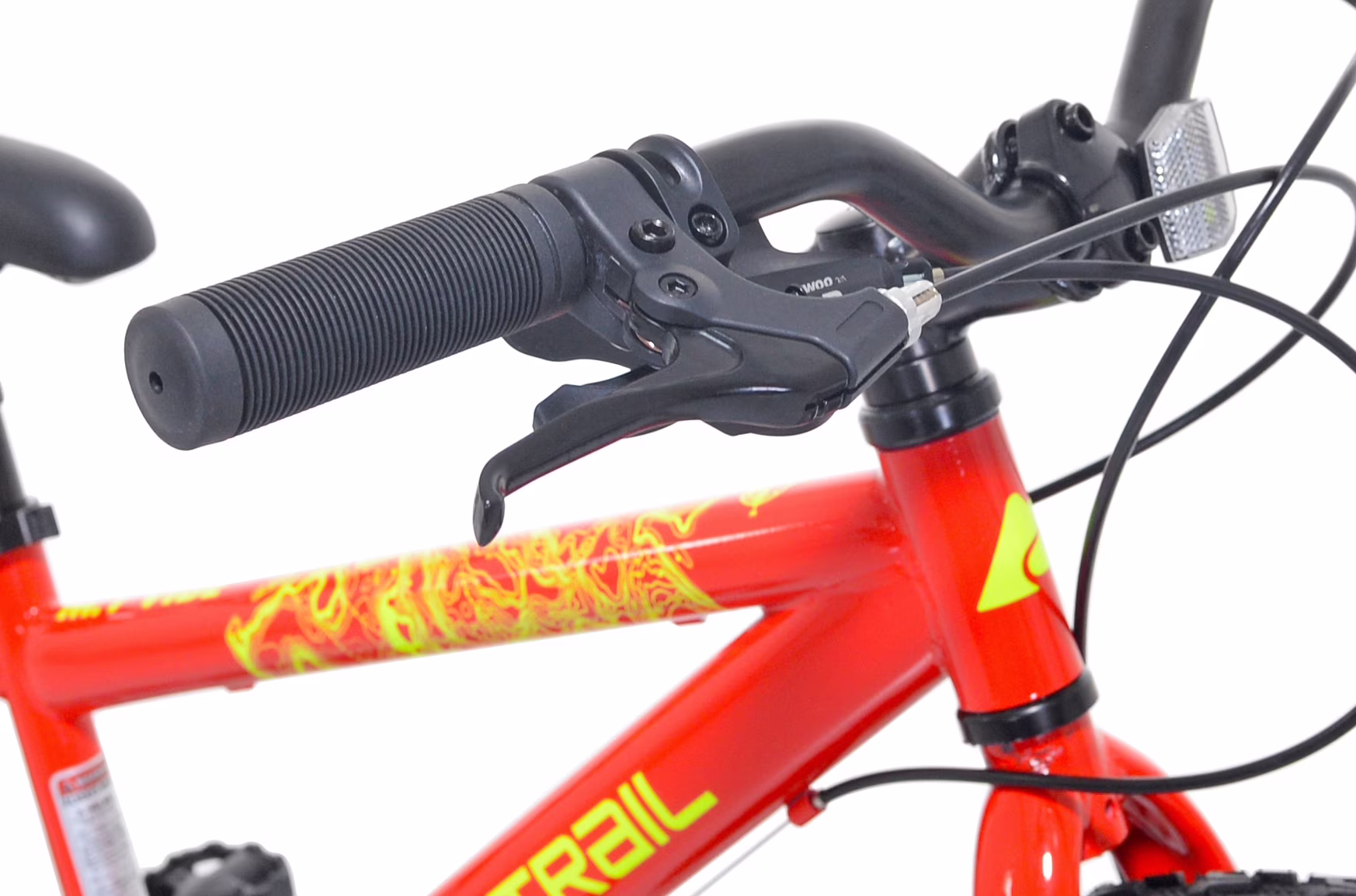 Ozark Trail 20 in Mountain Bike, 7-Speed, Small frame, Fits Rider 3 ft 11 in-4 ft 4 in, Red, Unisex Child - Image 3
