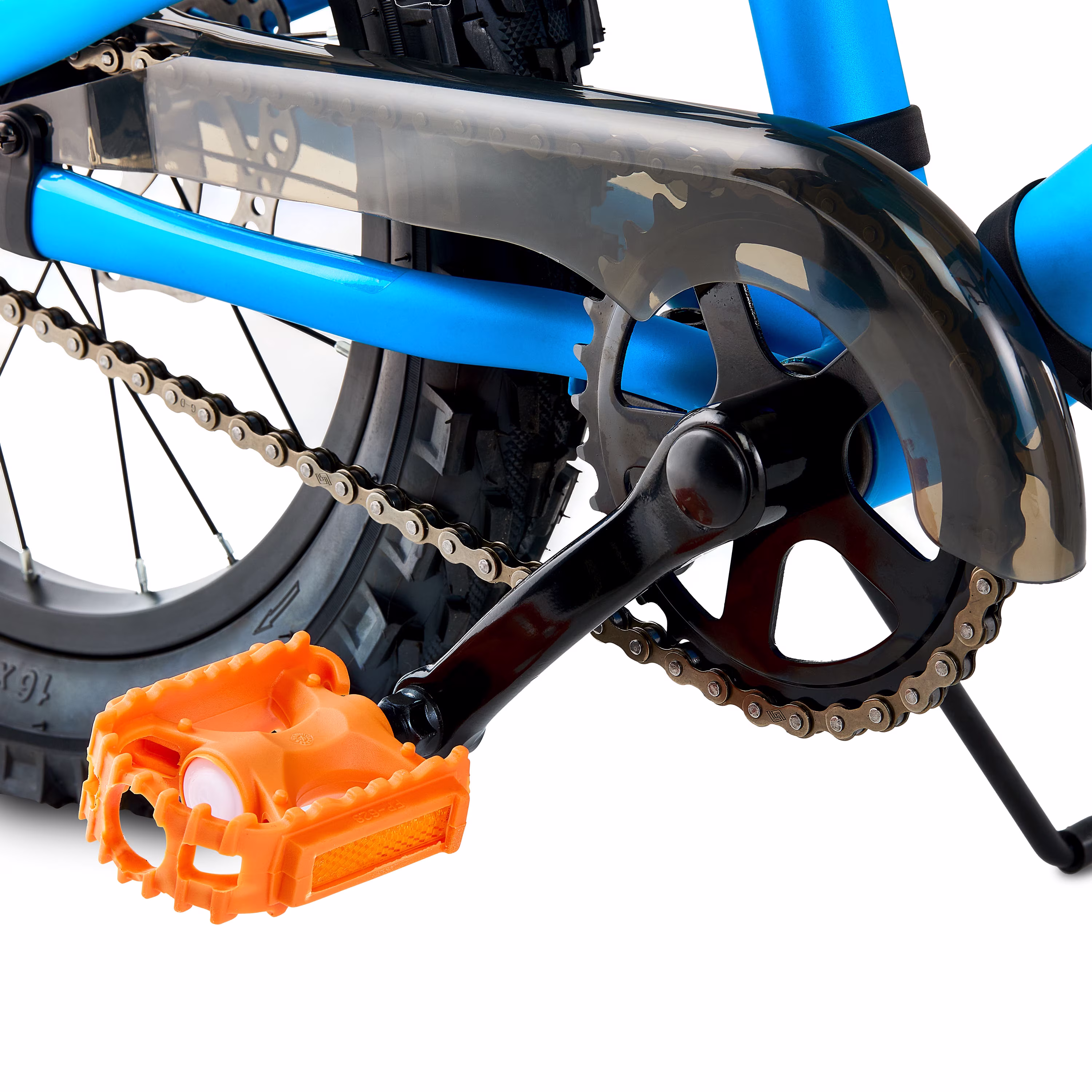 Ozark Trail M.1 Timber 16 in Kids' Mountain Bike, Blue, Fits Riders 3 ft 5 in-4 ft 0 in, Unisex - Image 4
