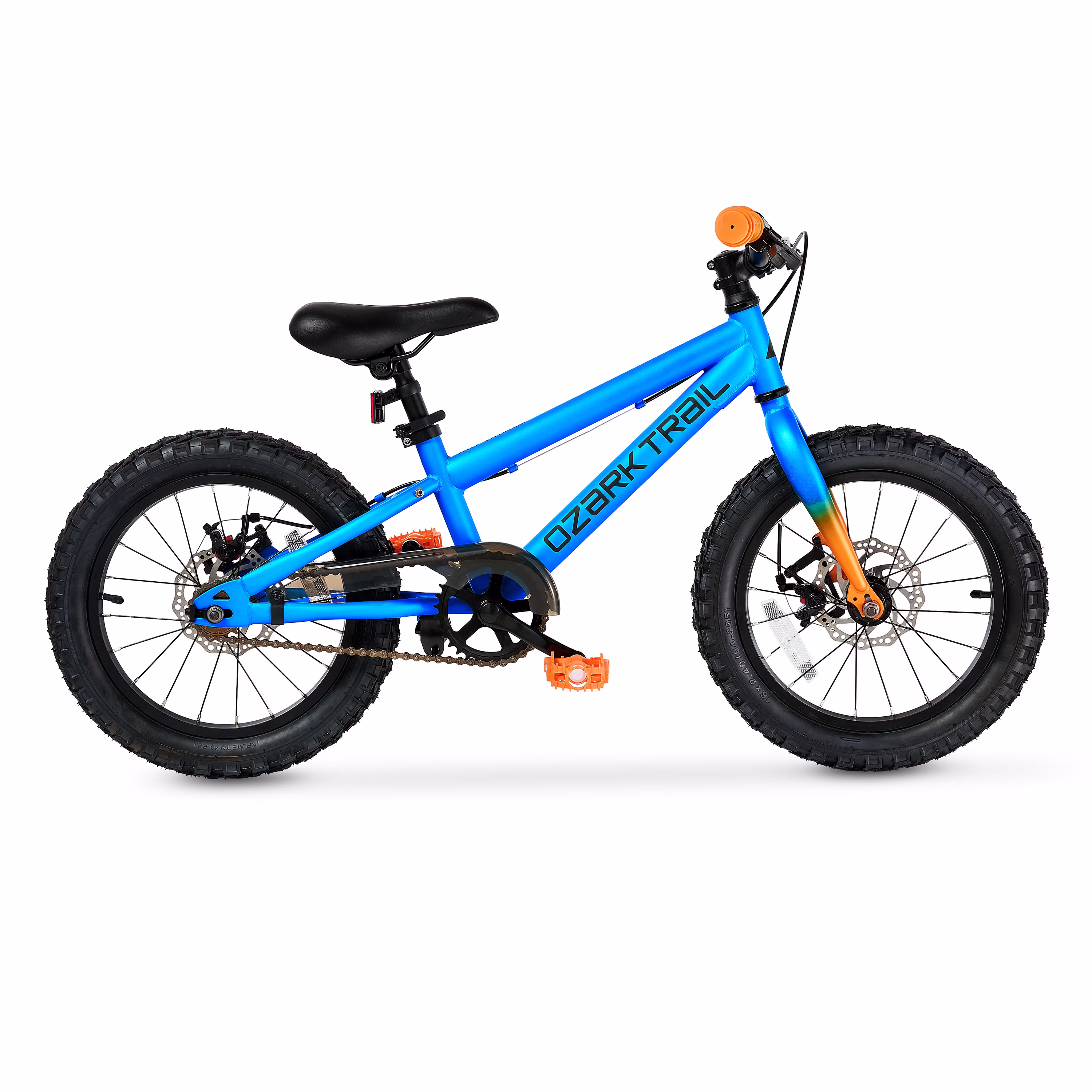 Ozark Trail M.1 Timber 16 in Kids' Mountain Bike, Blue, Fits Riders 3 ft 5 in-4 ft 0 in, Unisex