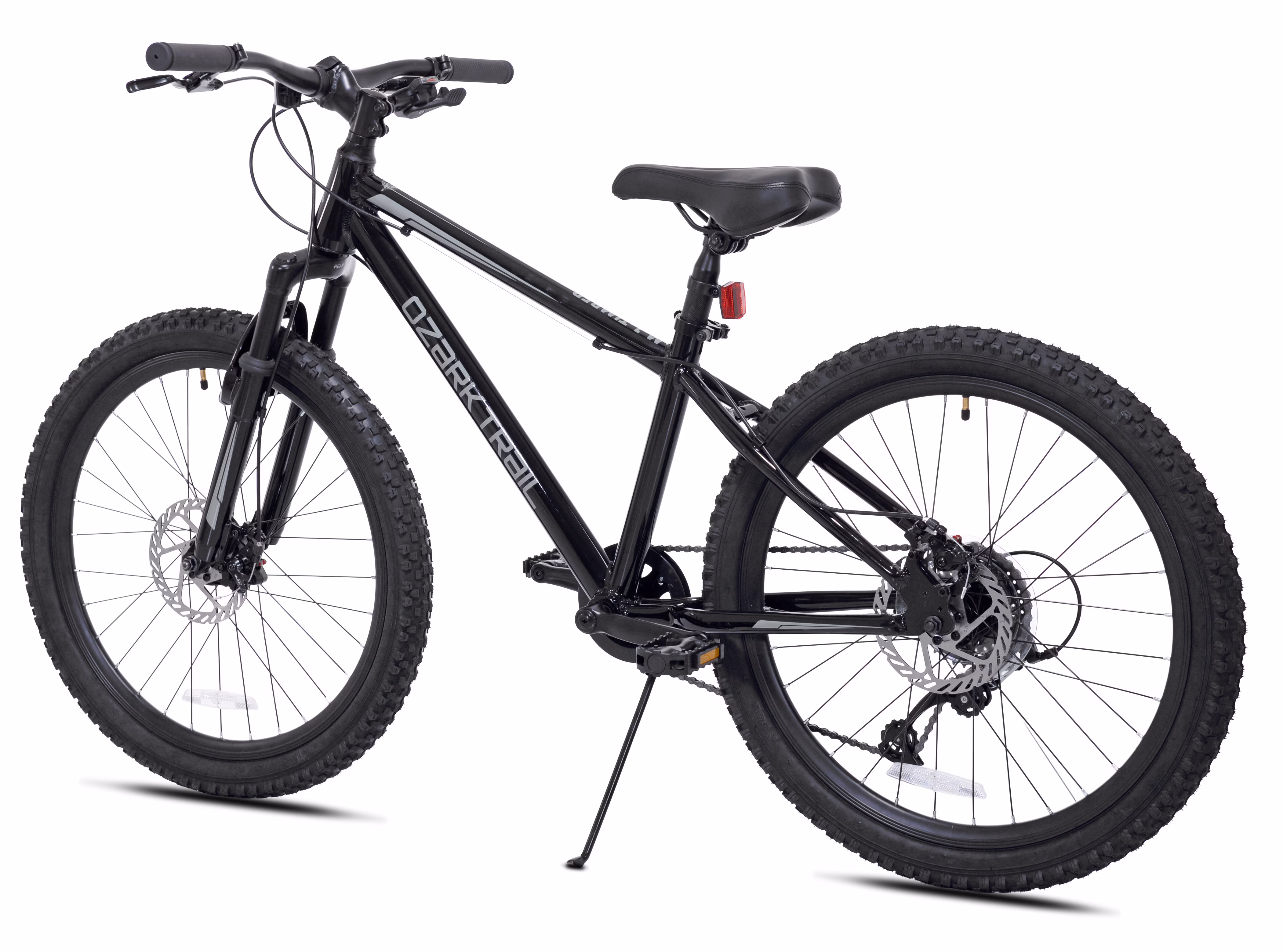 Ozark Trail Timber 24 in Mountain Bicycle, 8-Speed, Black, Fits Riders 4 ft 6 in - 5 ft 6 in, Teen - Image 5