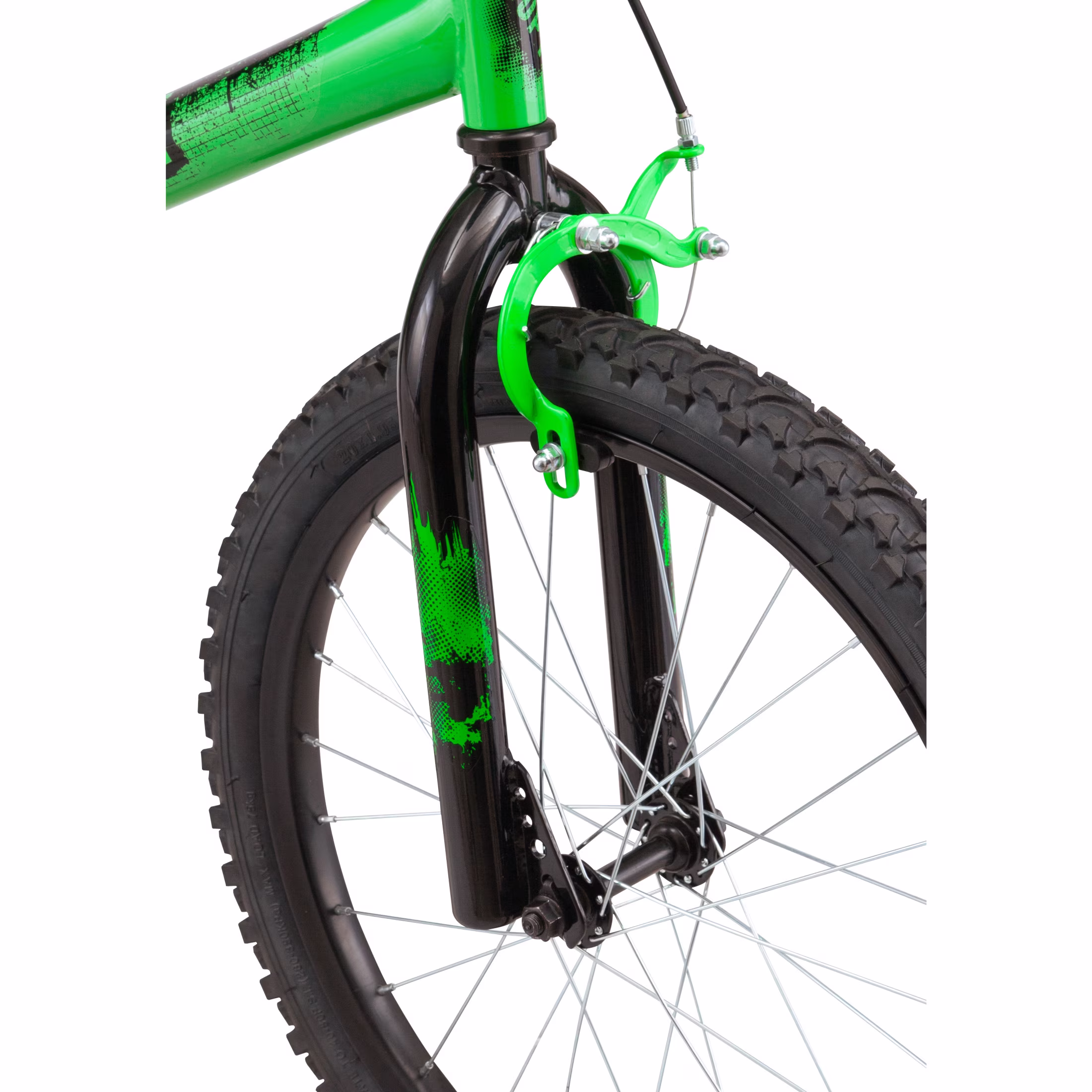 Pacific Erupt Kids Bike, 20 Inch Wheel, Single Speed, Green - Image 3