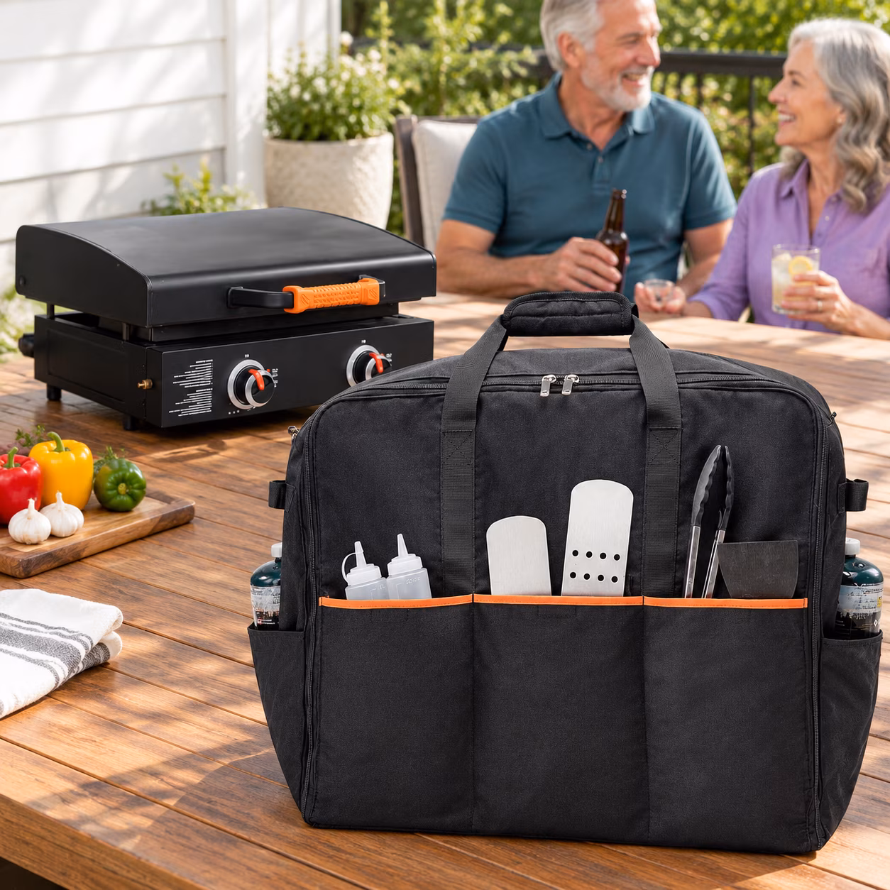 Padded Carry Bag For Blackstone 22" Griddle With Hood None Stand Only