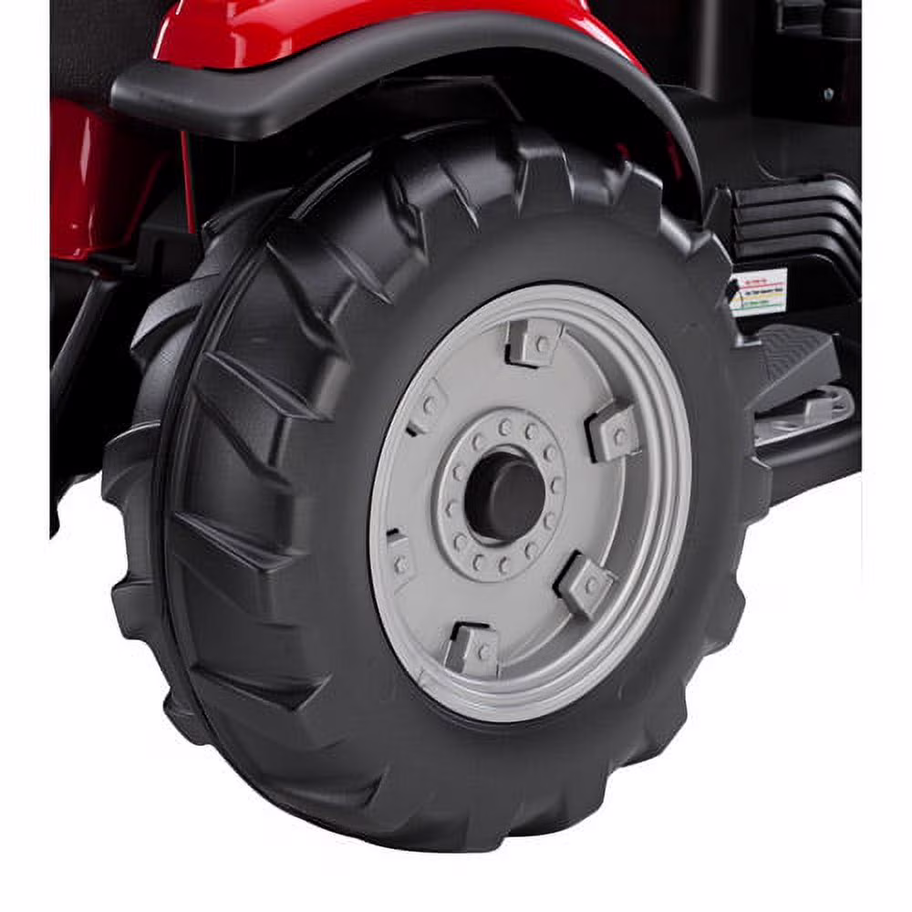 Peg Perego Case IH Magnum Tractor and Trailer 12-Volt Battery-Powered Ride-On - Image 2