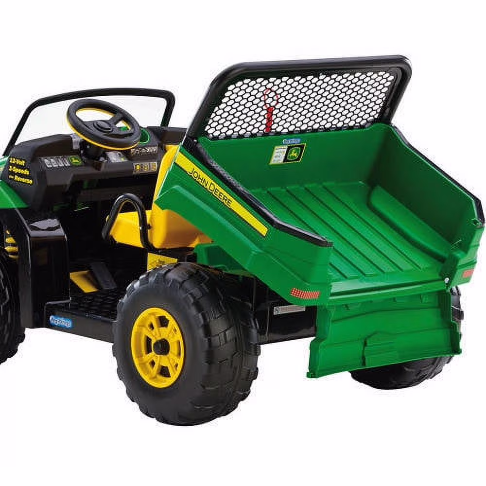 Peg Perego John Deere Gator XUV Extra-Large 12 Volt Ride-on, Durable Design for Kids 3-8, Green - Image 4