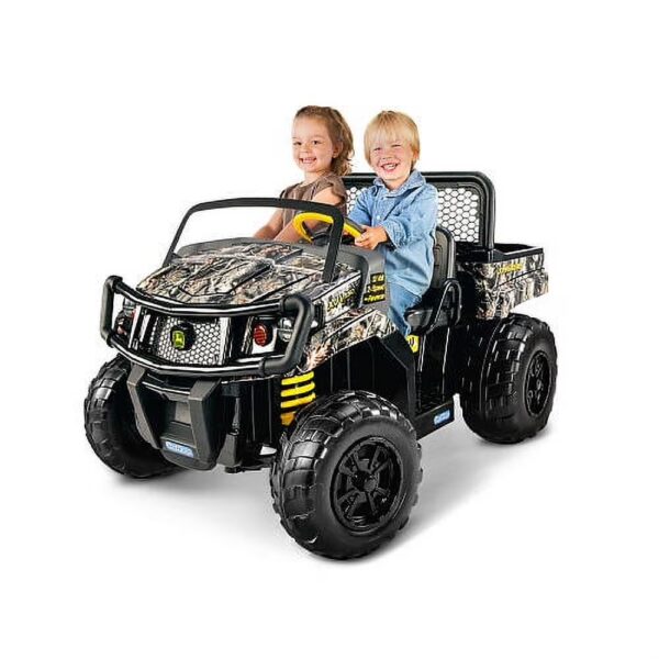 Peg Perego John Deere Gator XUV Realtree Camo Extra-Large 12 Volt Ride-on, Durable Design for Kids 3
