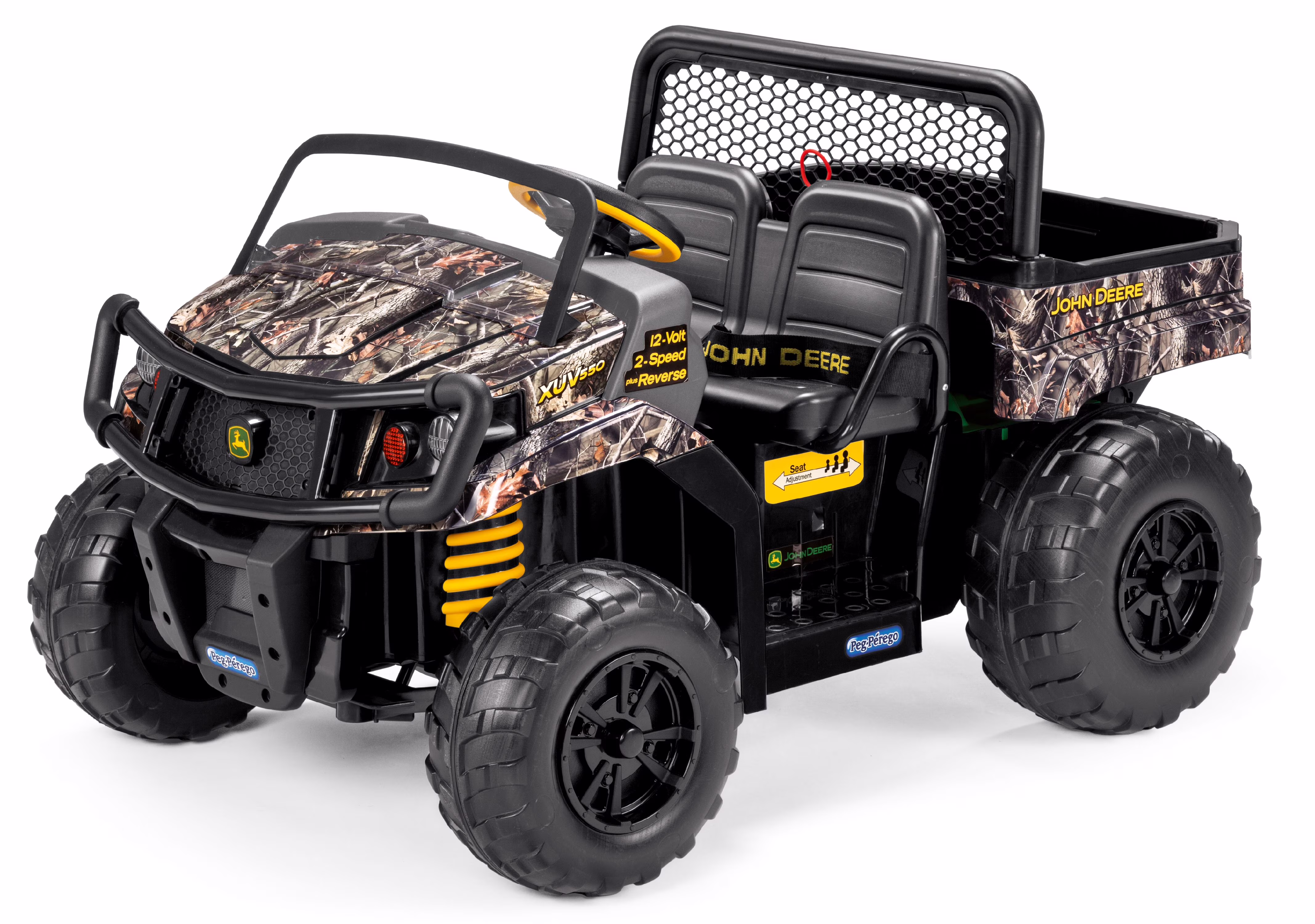Peg Perego John Deere Gator XUV Realtree Camo Extra-Large 12 Volt Ride-on, Durable Design for Kids 3 - Image 3