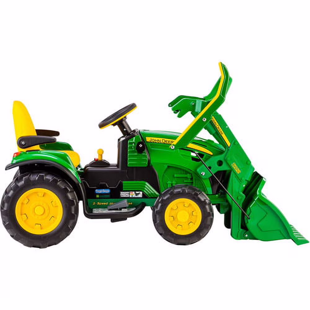 Peg Perego John Deere Ground Loader 12-Volt Battery-Powered Ride-On - Image 3