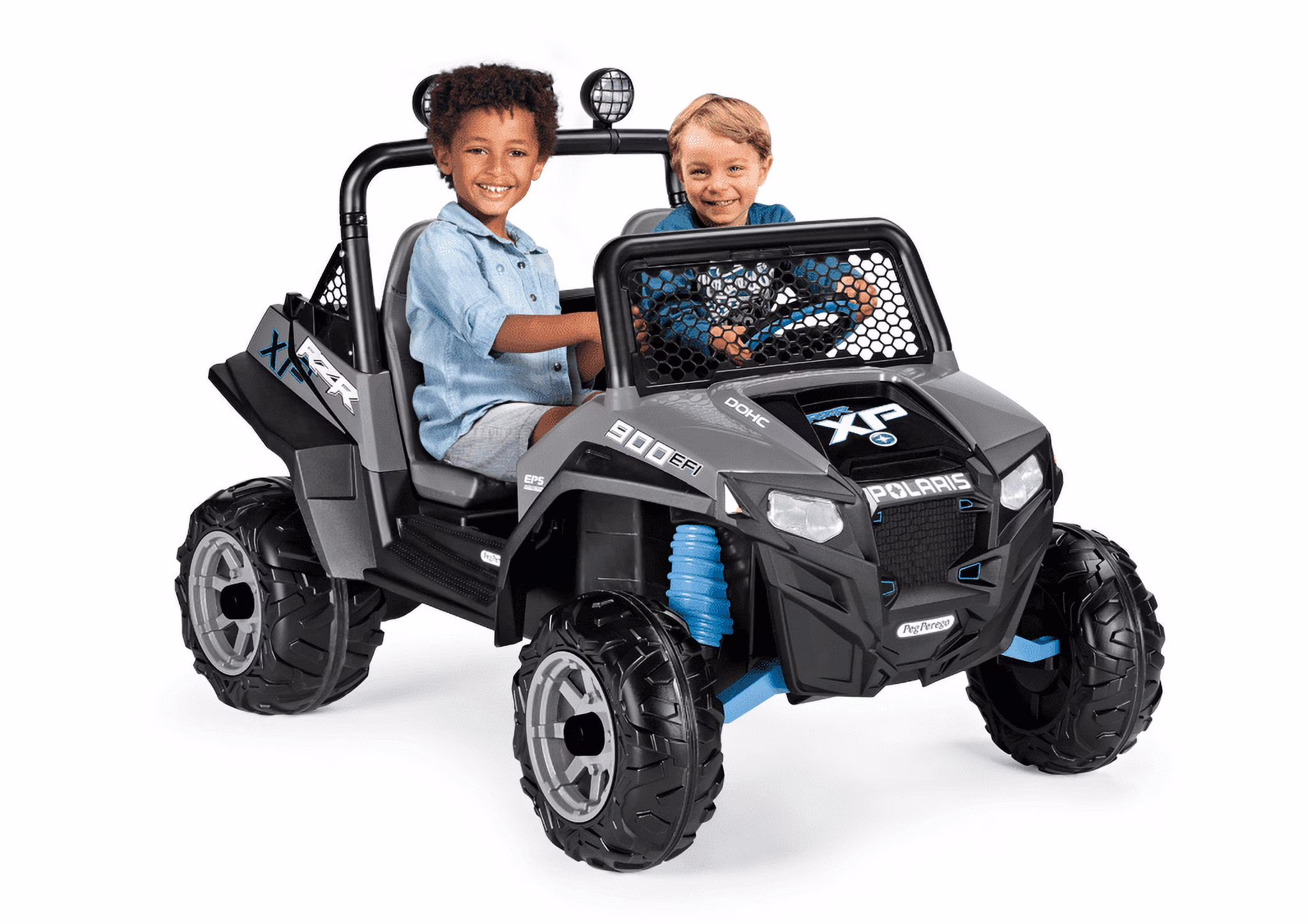 Peg Perego Polaris RZR 900 Gray 12 Volt Ride-on Toy - Image 2