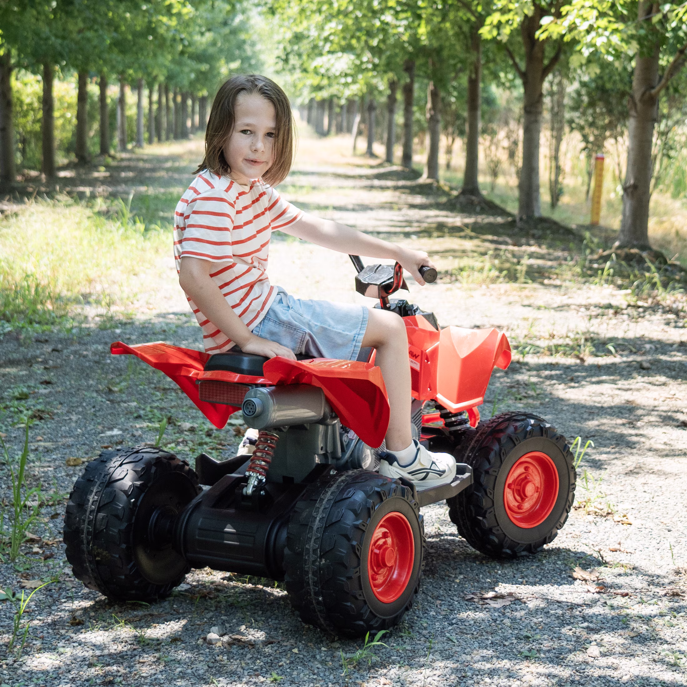 Polaris Outlaw 110 12V Red - Electric ATV Ride-On for Kids, Ages 3+, Includes Rechargeable Battery and Charger - Image 3