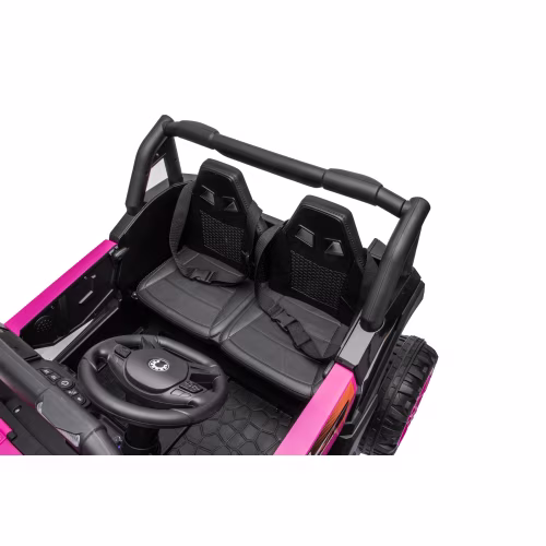 POVANLI 12V Ride on Toys Truck with 2.4G Remote Control,2 Seater Kids Electric Car with 4 wheels, USB, MP3, Bluetooth, LED Lights for Girls Boys Kids 3-5, Pink - Image 5