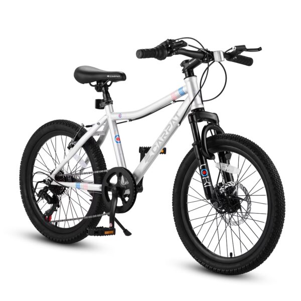 POVANLI 20"Kids Bike, Kids' Bicycle With 7 Speed for Boys Girls Age 7-10 Years
