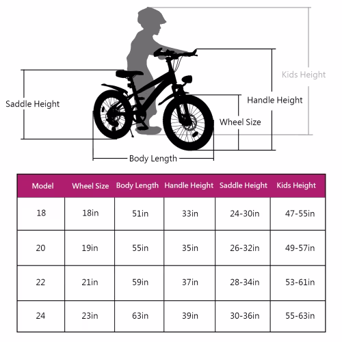 RAISTYW 20 inch Kids' Bike, Girls Mountain Bike for Ages 8-12, 7 Speed Dual Disc Brakes Bicycles with LED Light, Pink - Image 4