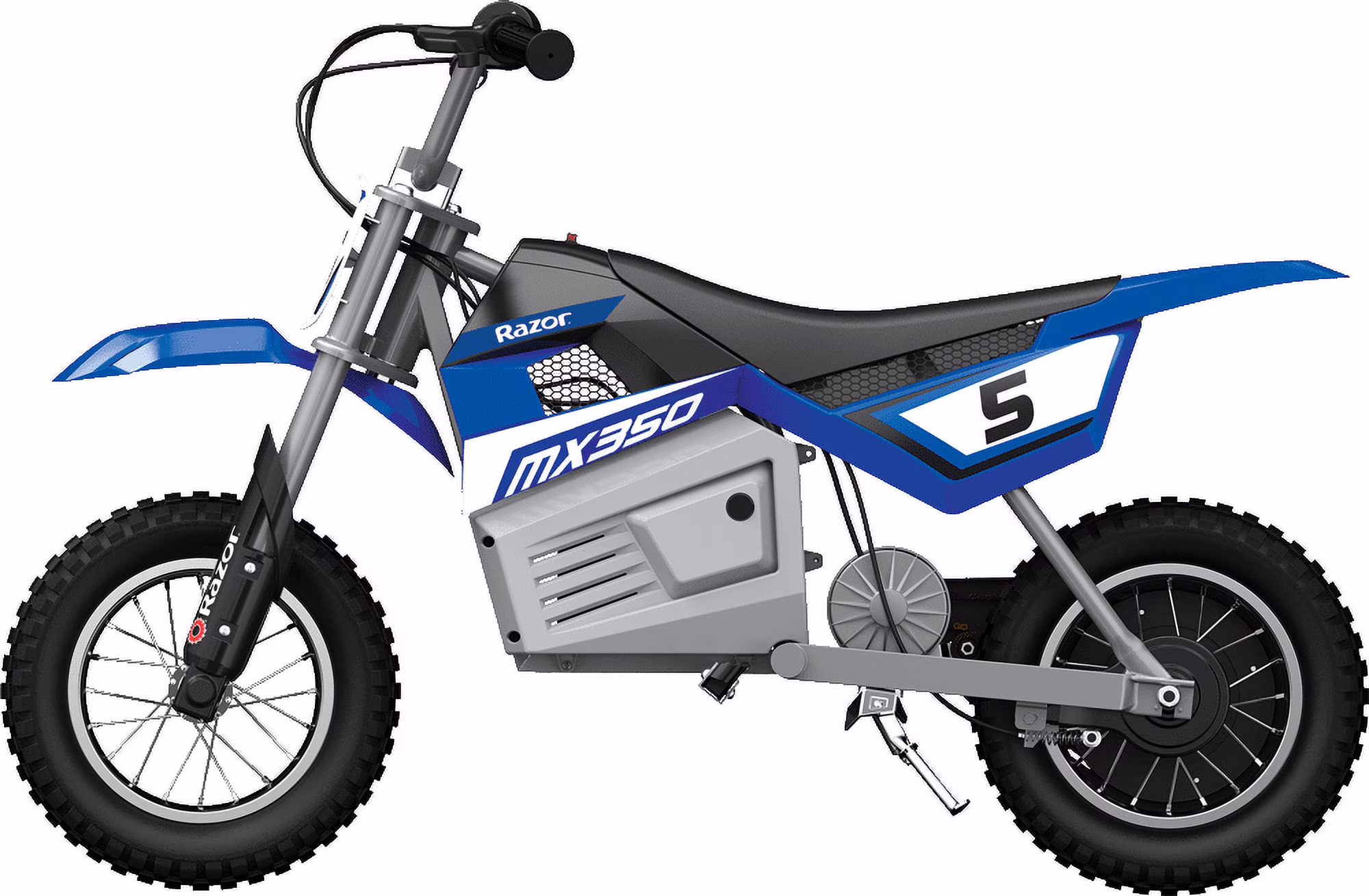 Razor Dirt Rocket MX350 - Blue, up to 14 mph, 24V Electric-Powered Dirt Bike for Child 8+ - Image 2
