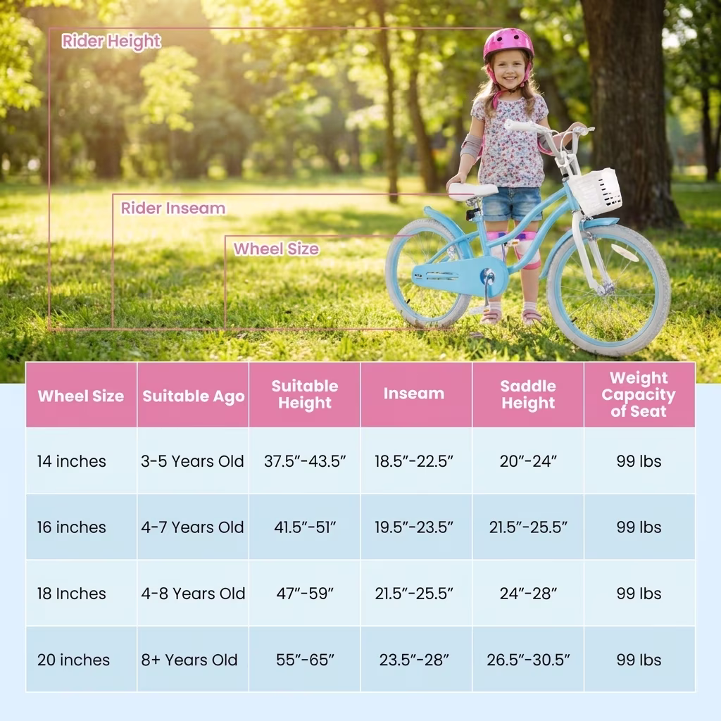 Redsmile 20 Inch Kids Bike with Removable Training Wheels and Adjustable Seat Dual Hand and Coaster Brake Children Bicycle for Boys and Girls, Blue - Image 5