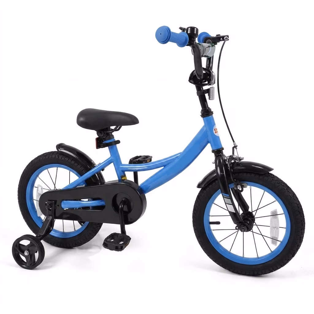 Redsmile Kids Bike 14 Inch with Removable Training Wheels and Adjustable Seat for Boys Girls Ages 3-5 Years, Toddler Bicycle with Coaster Brake, Holds 145 lbs, Beige