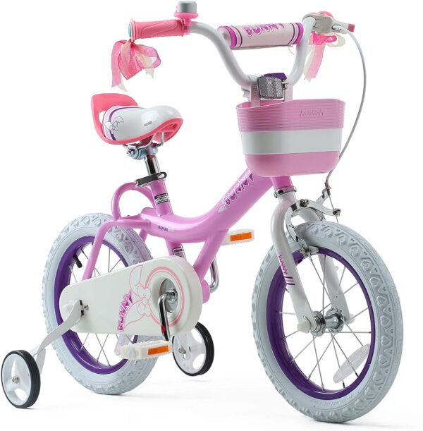 RoyalBaby Bunny Girls' Bike, Pink, 16 in