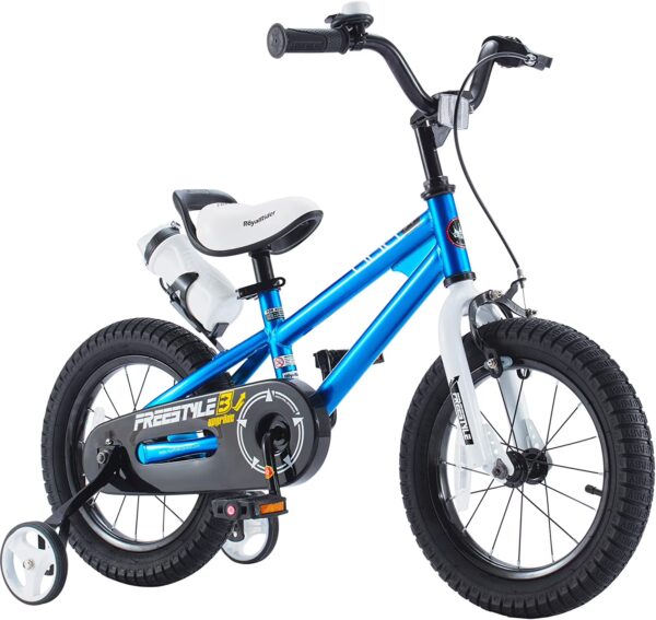 Royalbaby Freestyle 14" Bicycle for Boys and Girls Ages 3-6 Years, Blue