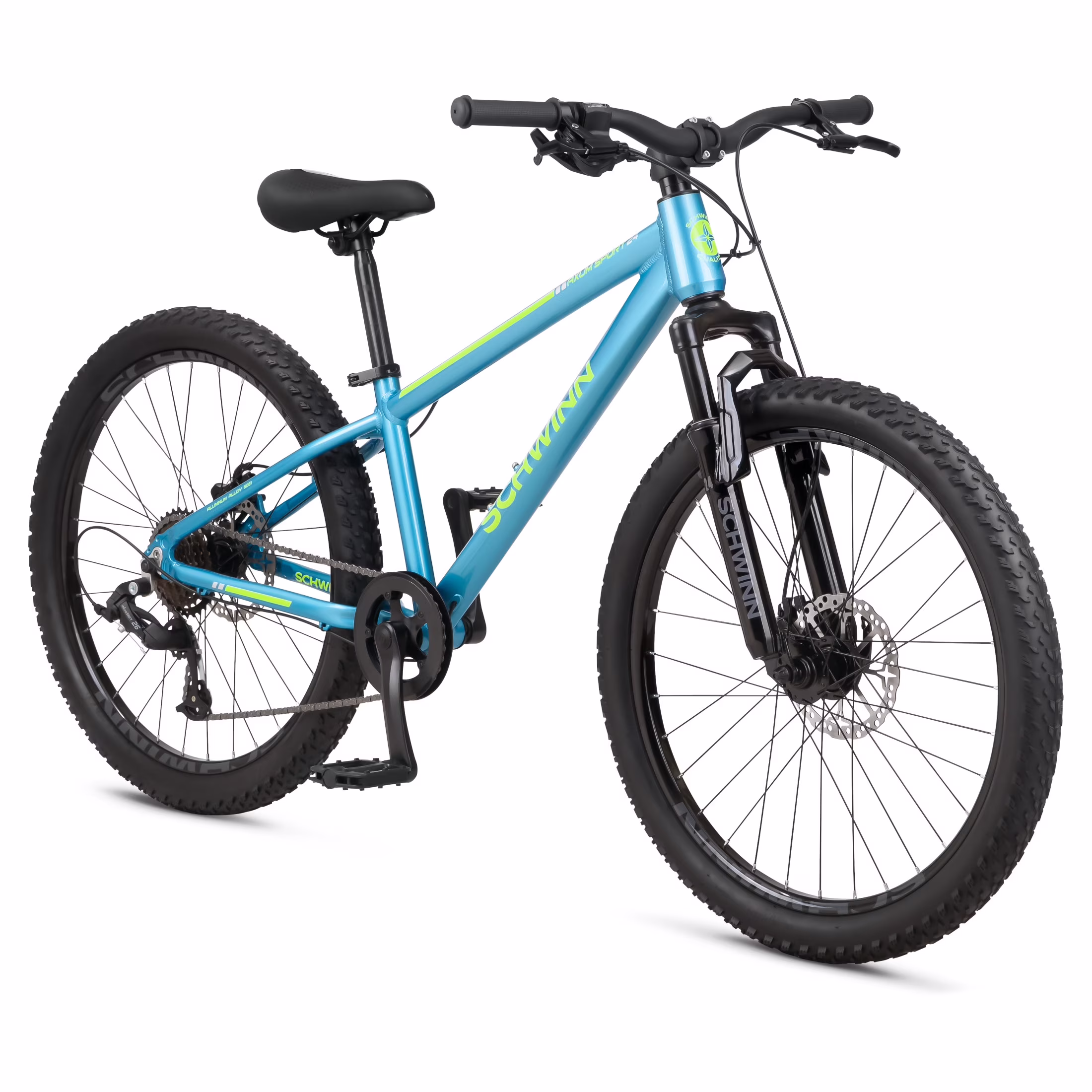 Schwinn Axum Sport Youth Unisex 24-in. Mountain Bike, Blue - Image 5