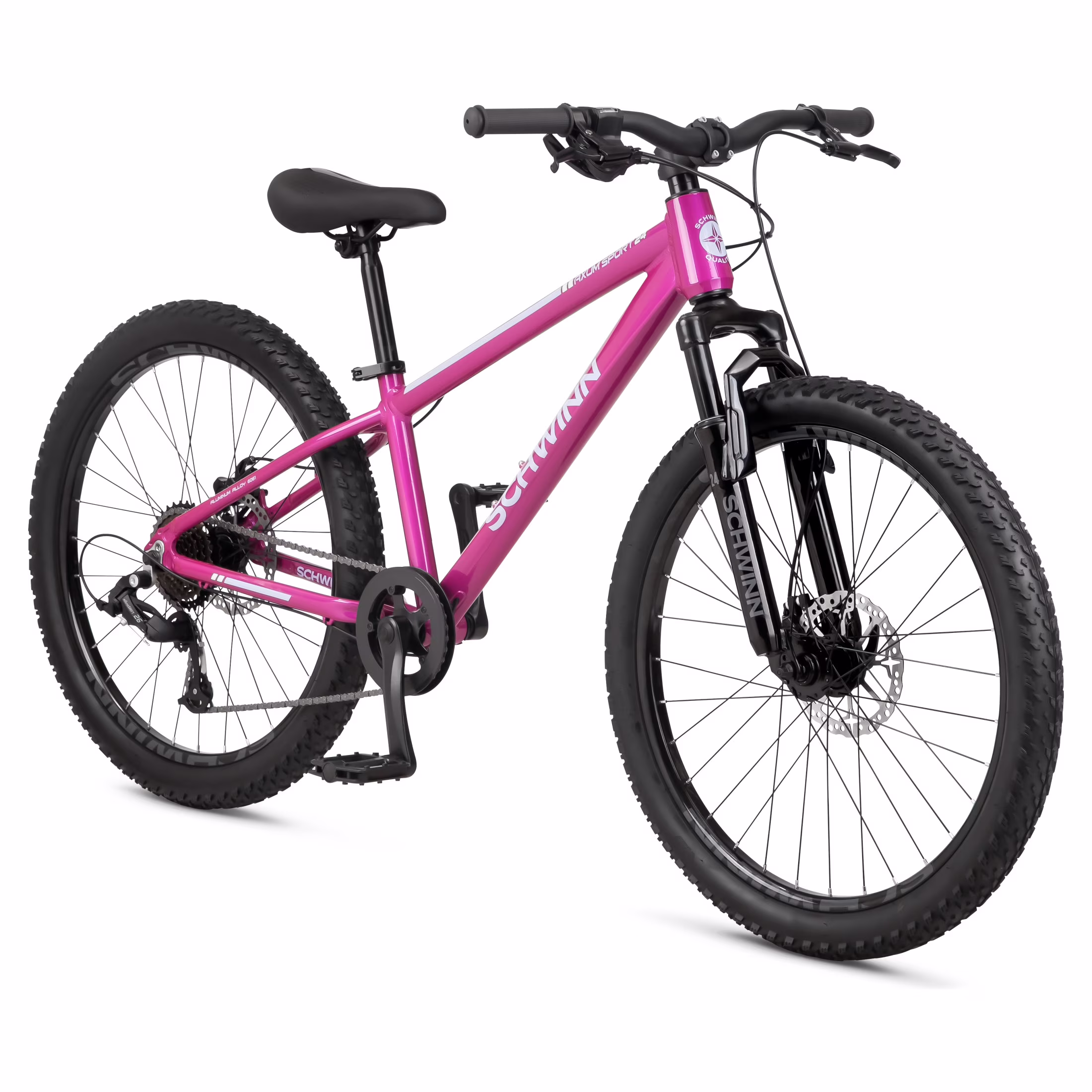 Schwinn Axum Sport Youth Unisex 24-in. Mountain Bike, Pink - Image 5