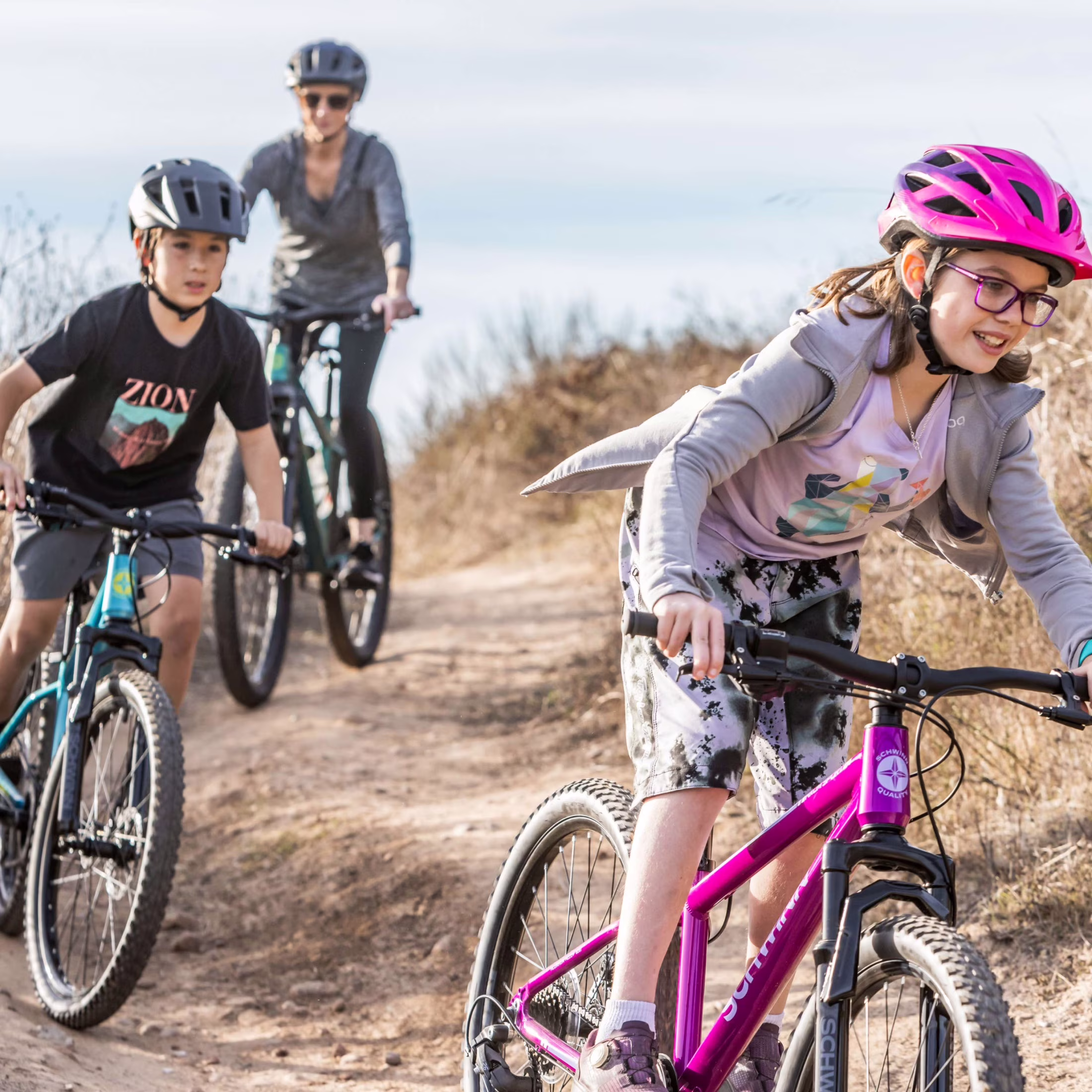 Schwinn Axum Sport Youth Unisex 24-in. Mountain Bike, Pink - Image 3